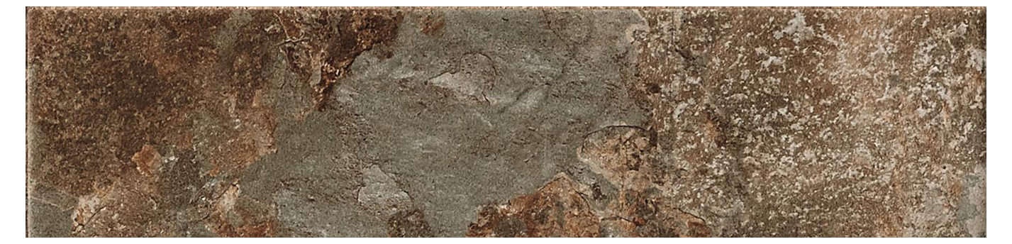 Rodapié piedra terril 33x8 cm piedra oxido
