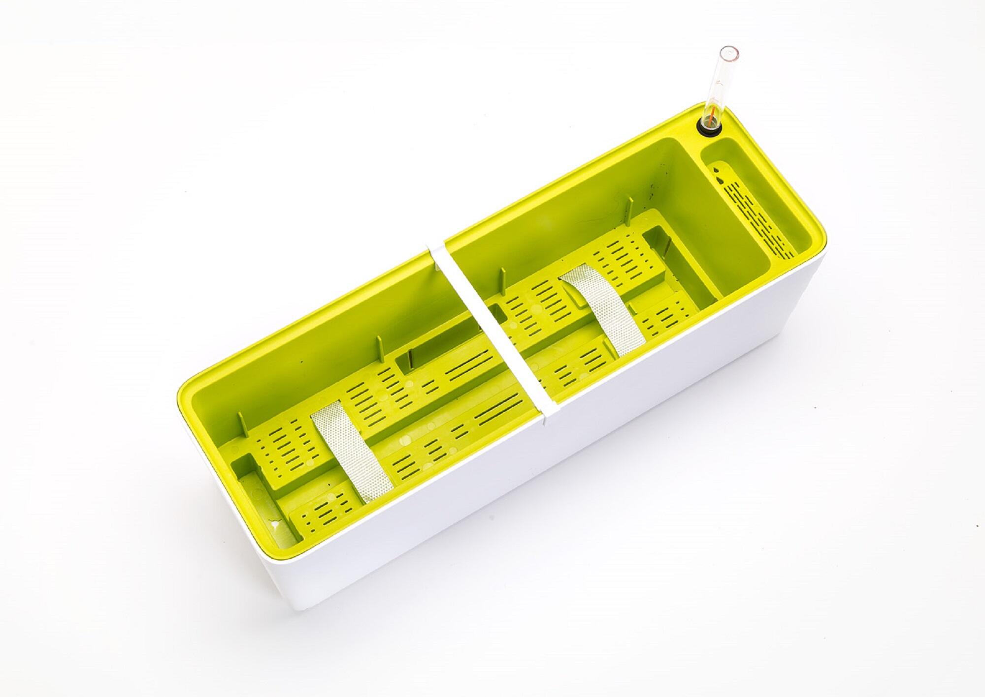 Horta com auto-rega PLASTIA 59X19,5X19,7CM ANTRACITE/VERDE - 4