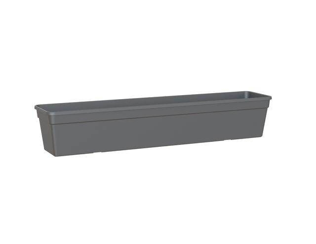 Floreira de plástico MADAGASCAR 80CM ANTRACITE