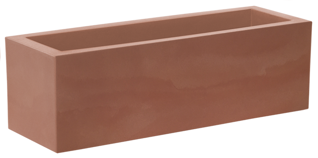 Floreira de polietileno JARA 60X20CM TERRACOTA