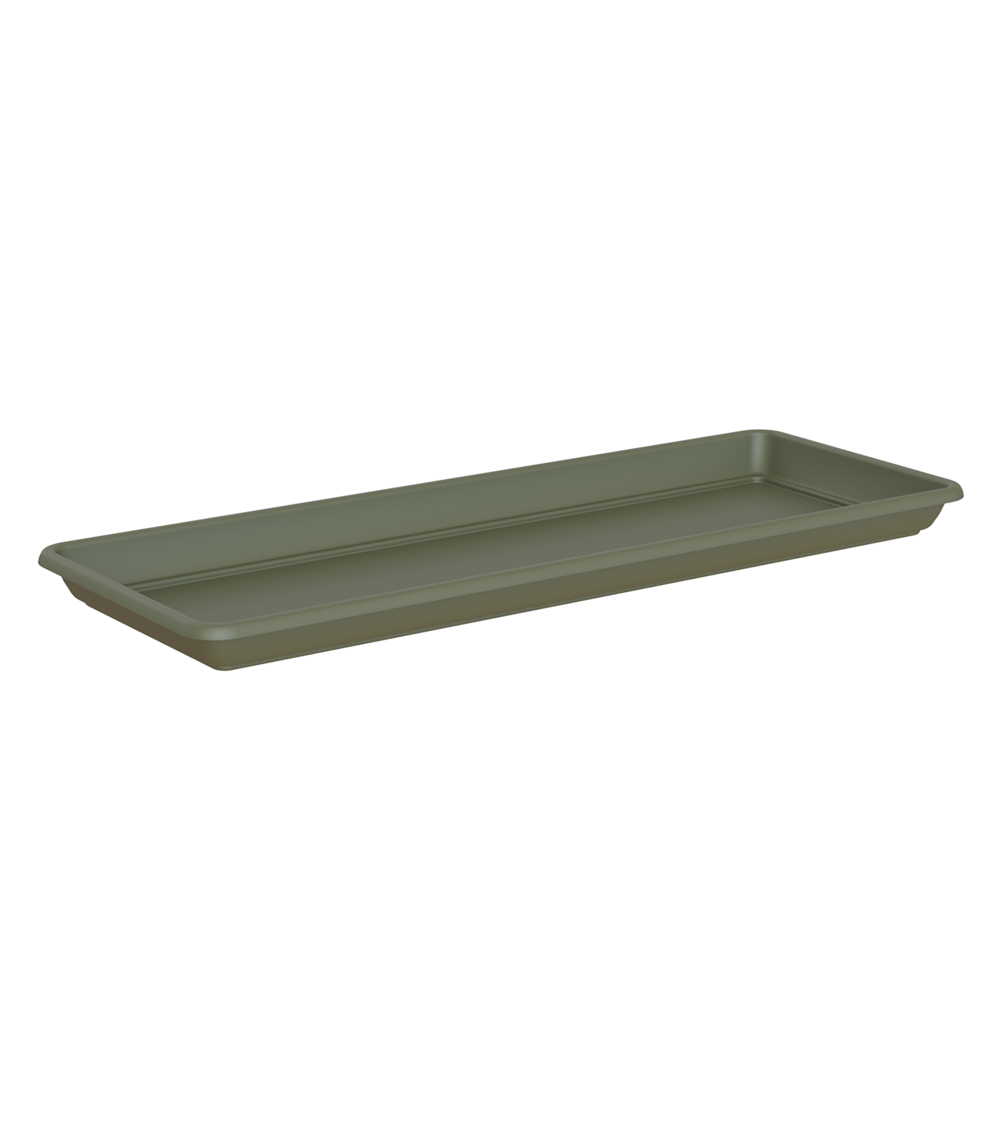 Plato de jardinera de polipropileno venezia l verde 72.7x20 cm