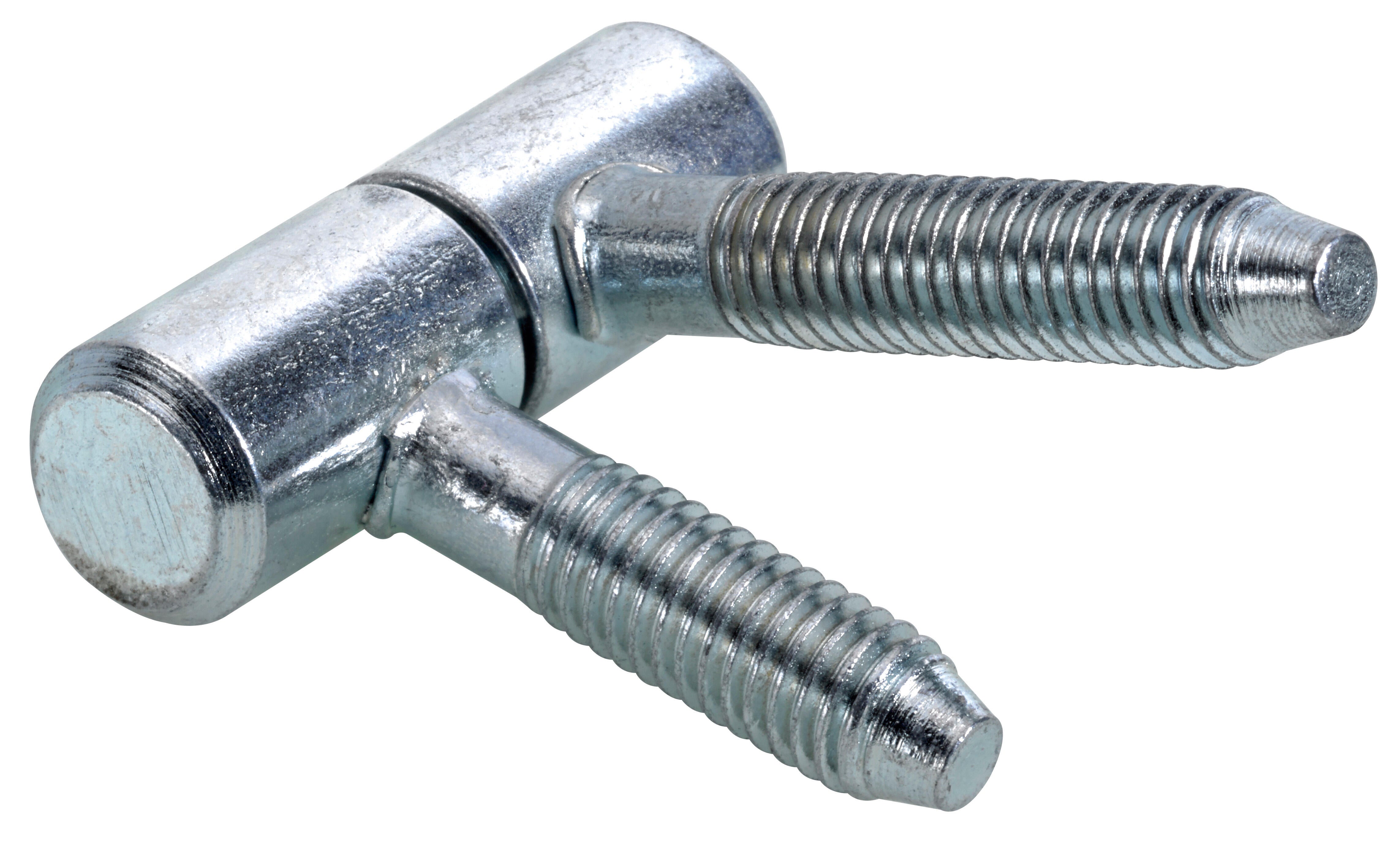 Lot de 2 fiches à visser HETTICH, acier zingué, H.34 x l.10 mm - 2