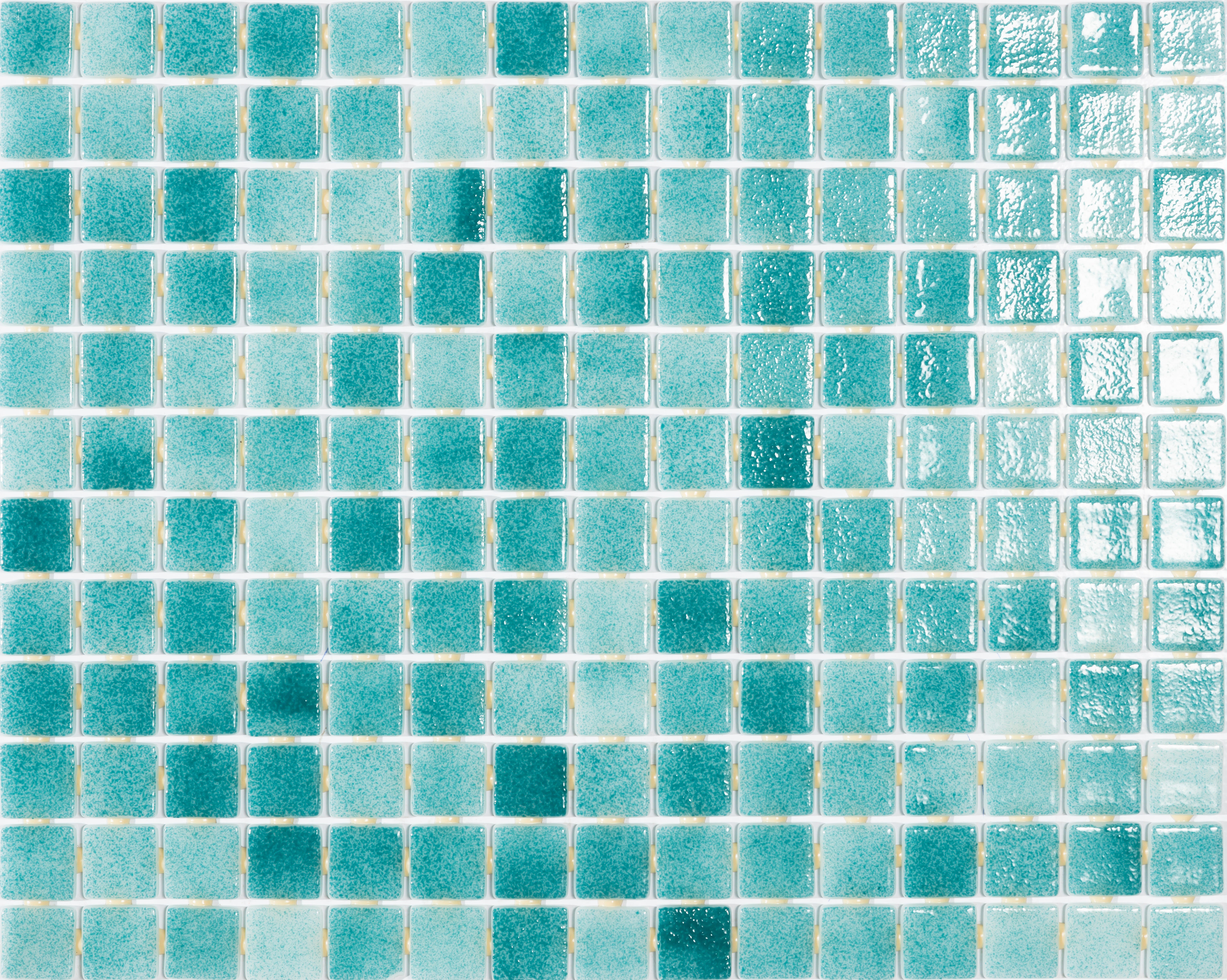 Gresite piscina aqua verde esmeralda niebla 2.5x2.5 cm