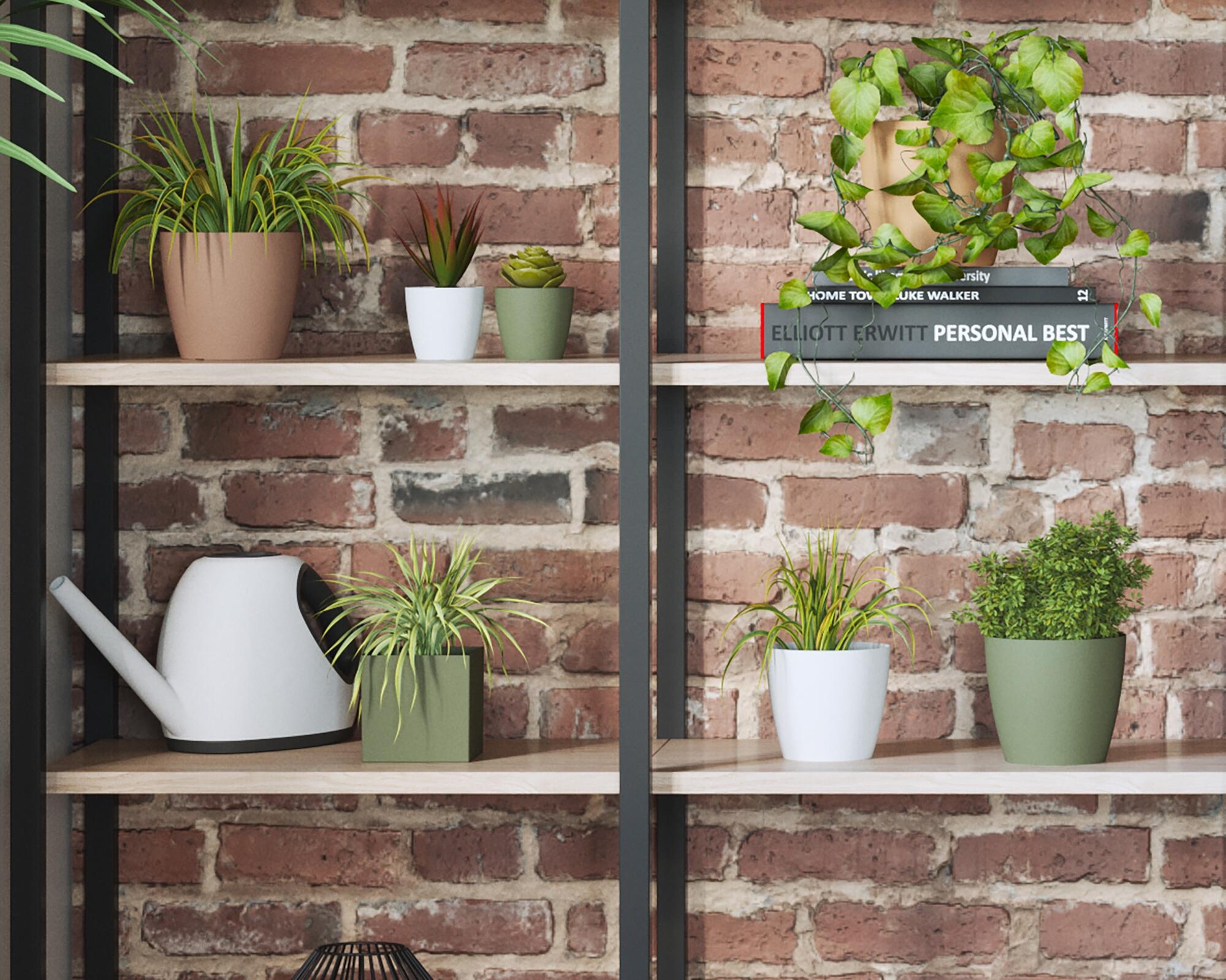 Vaso de plástico SAN REMO MATE 12CM BRANCO - 4