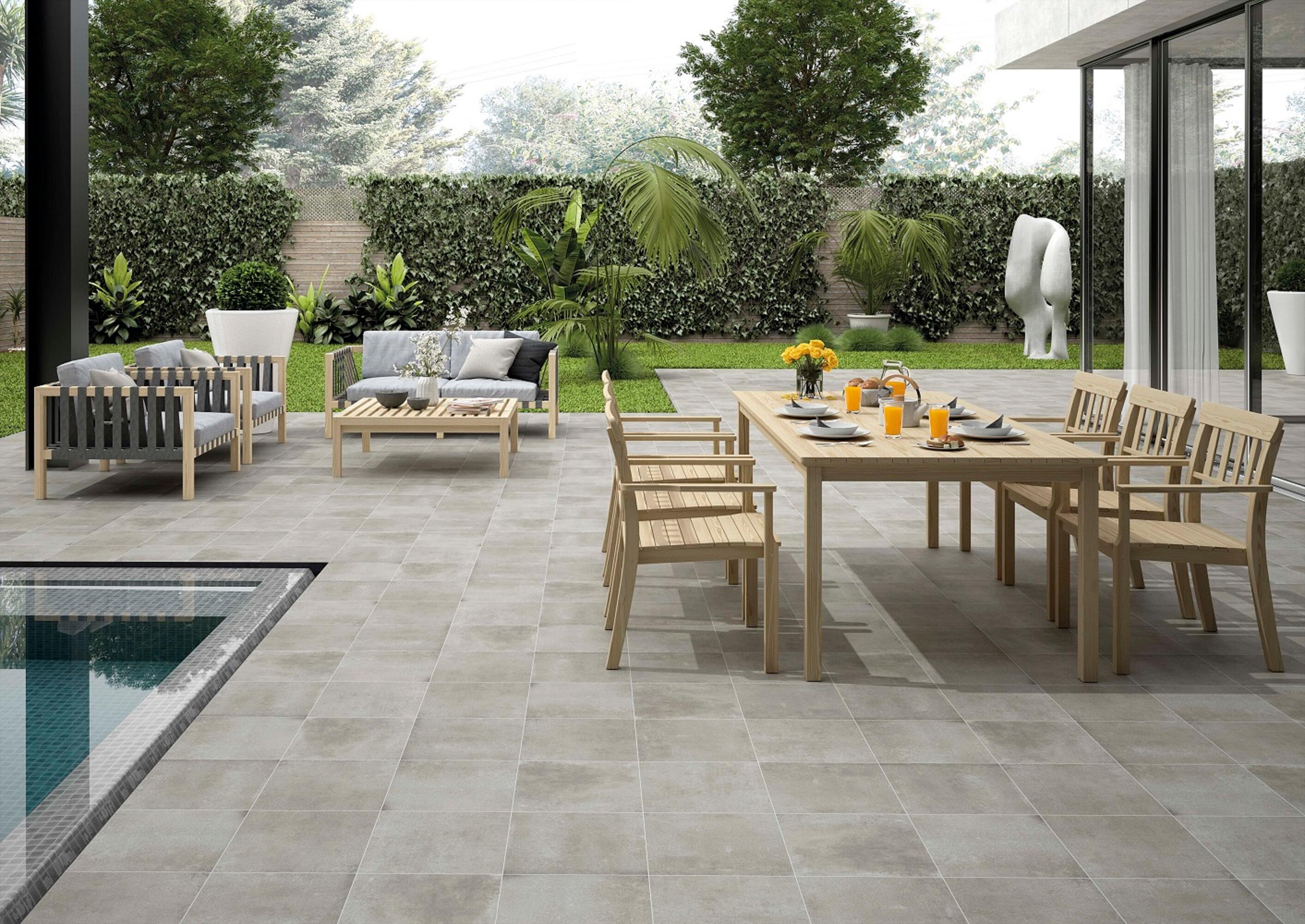 Suelo porcelánico Velez efecto cemento grey 33.3x33.3 cm C3 ARTENS - 3