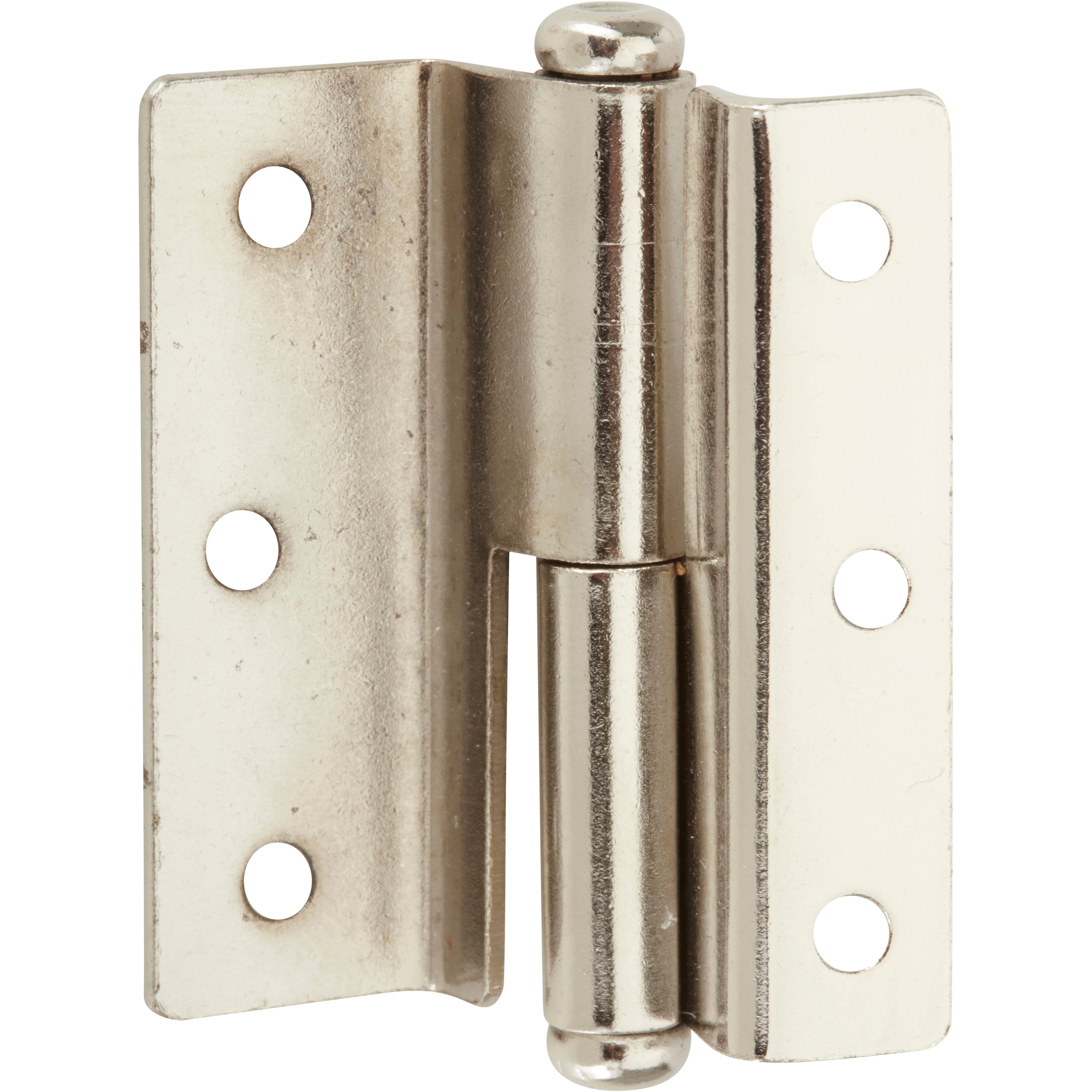 Fiche à visser HETTICH, acier nickelé, H.50 x l.40 mm - 2
