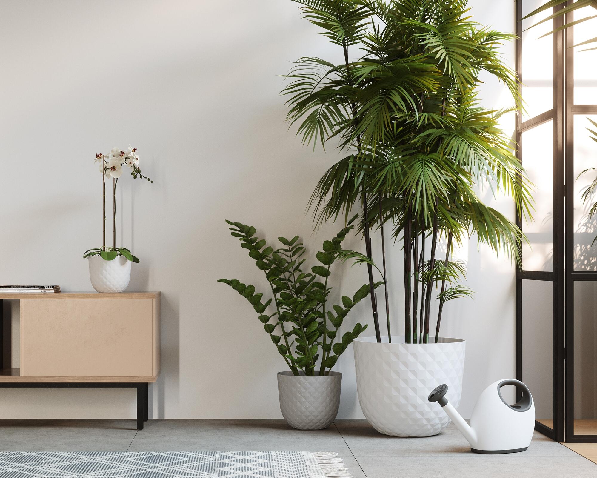 Maceta redonda de polipropileno HAVANA TROPICAL granito 30x24,9 cm - 10