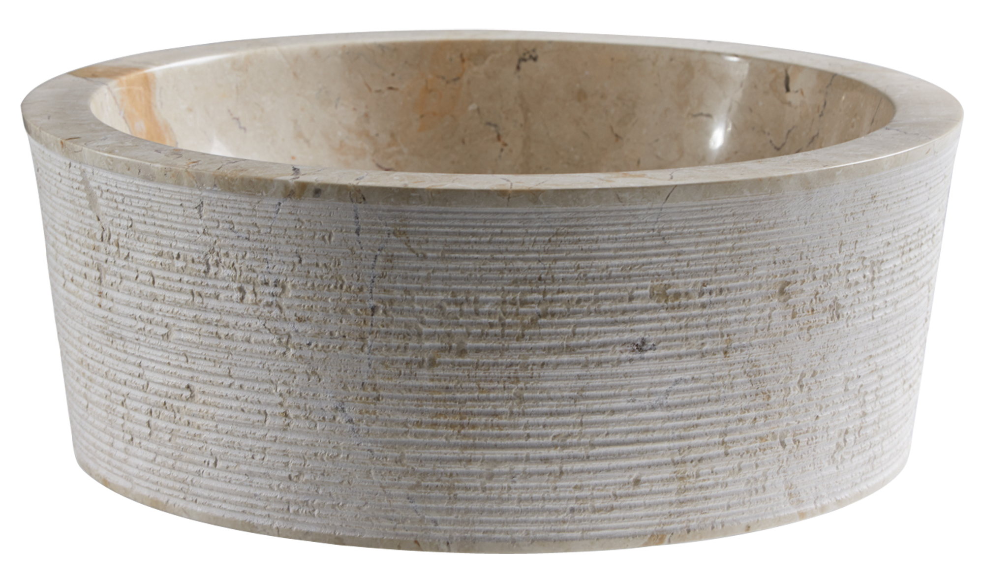 Lavatório de pousar 40 cm bege pedra Bahia - 23