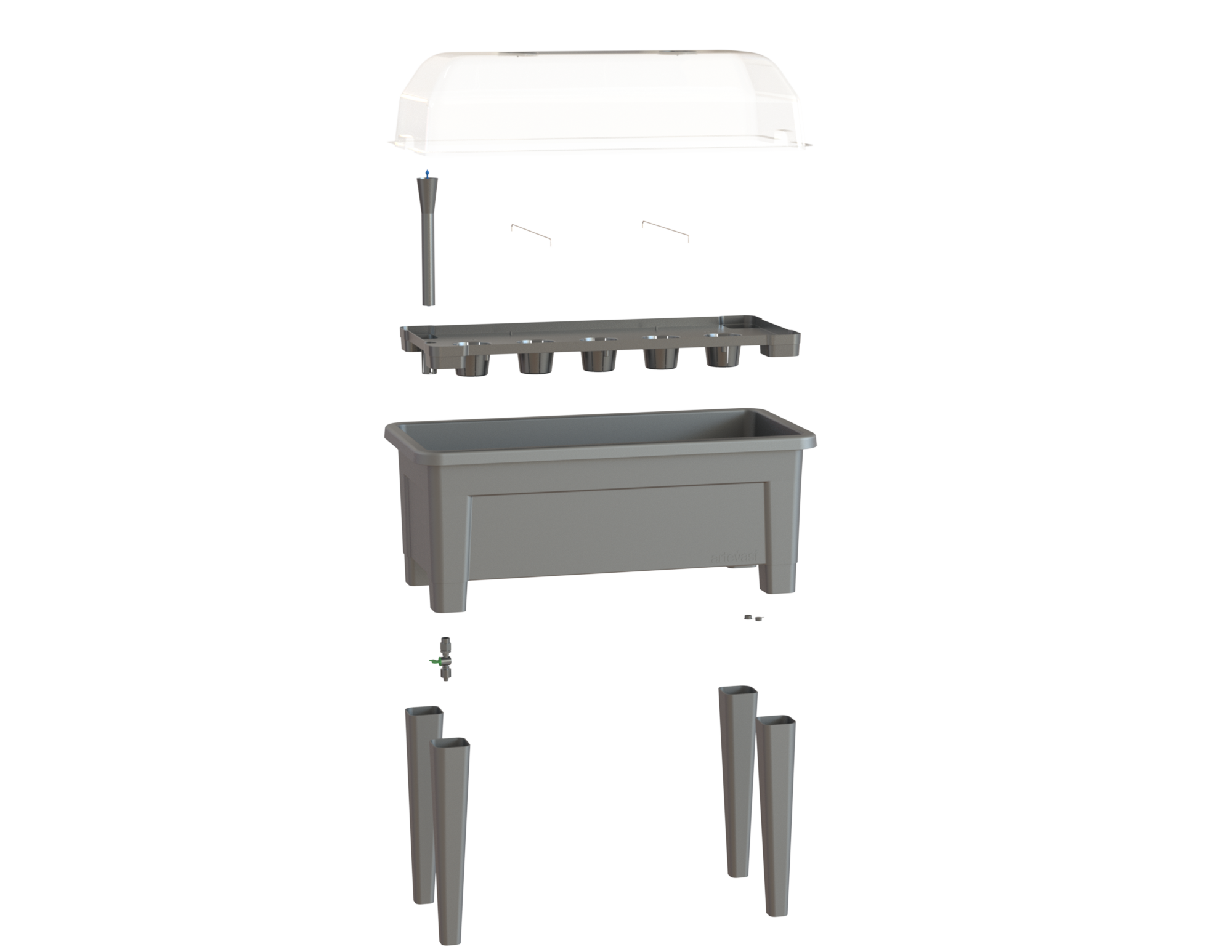 Horta vertical VENEZA ANTRACITE - 3