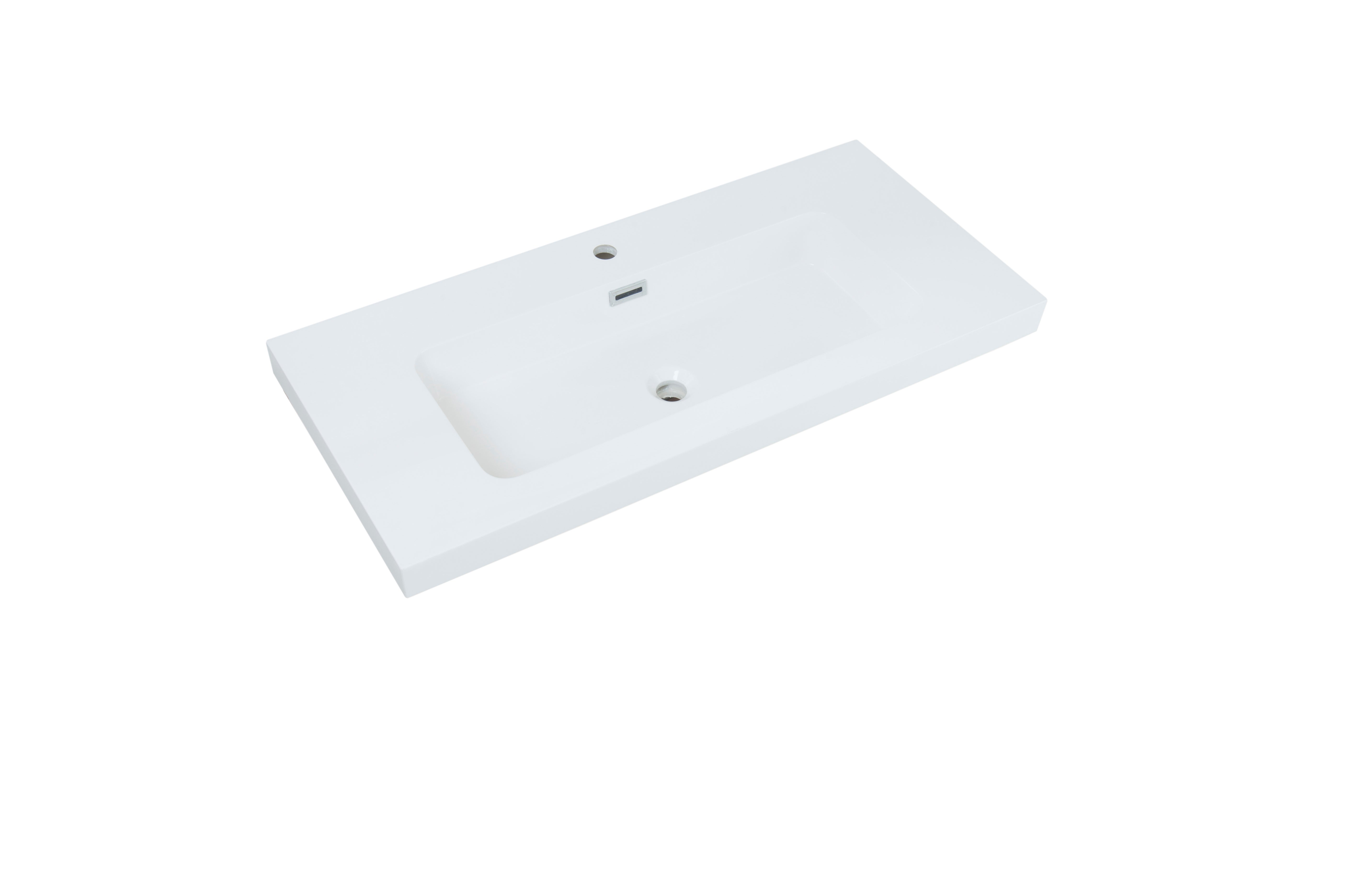 Lavabo encastrado grace 101x12x46 cm