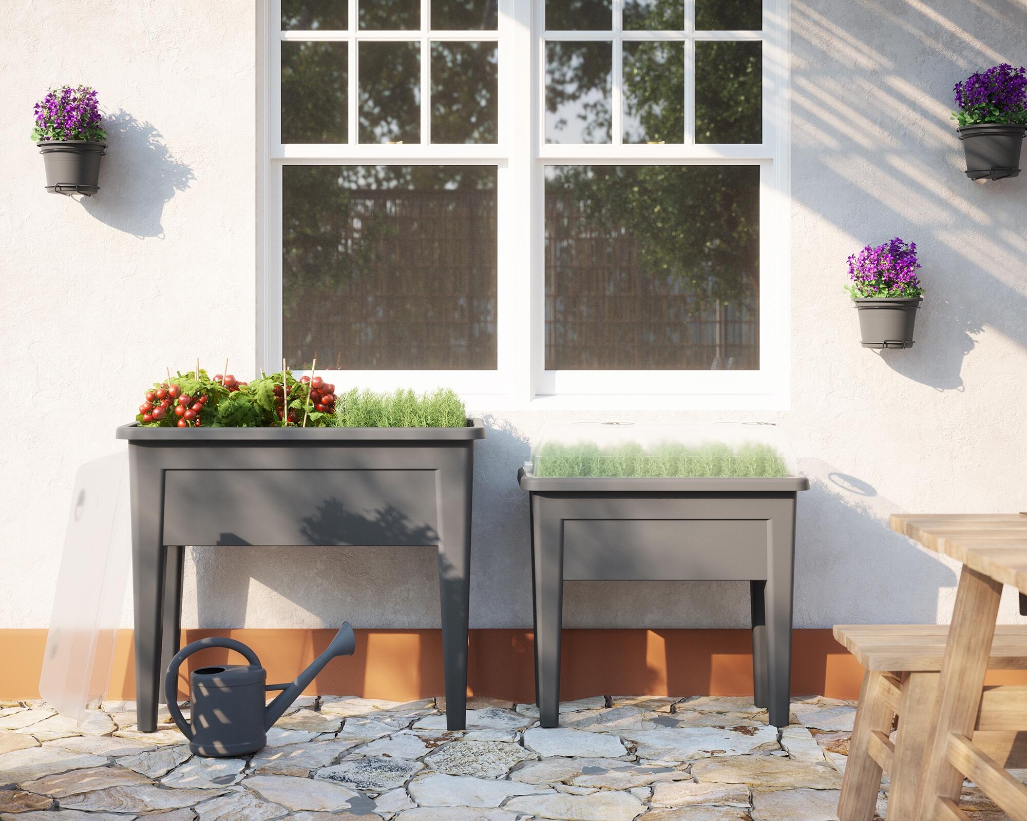 Horta Venezia 80x69 cm antracite - 3