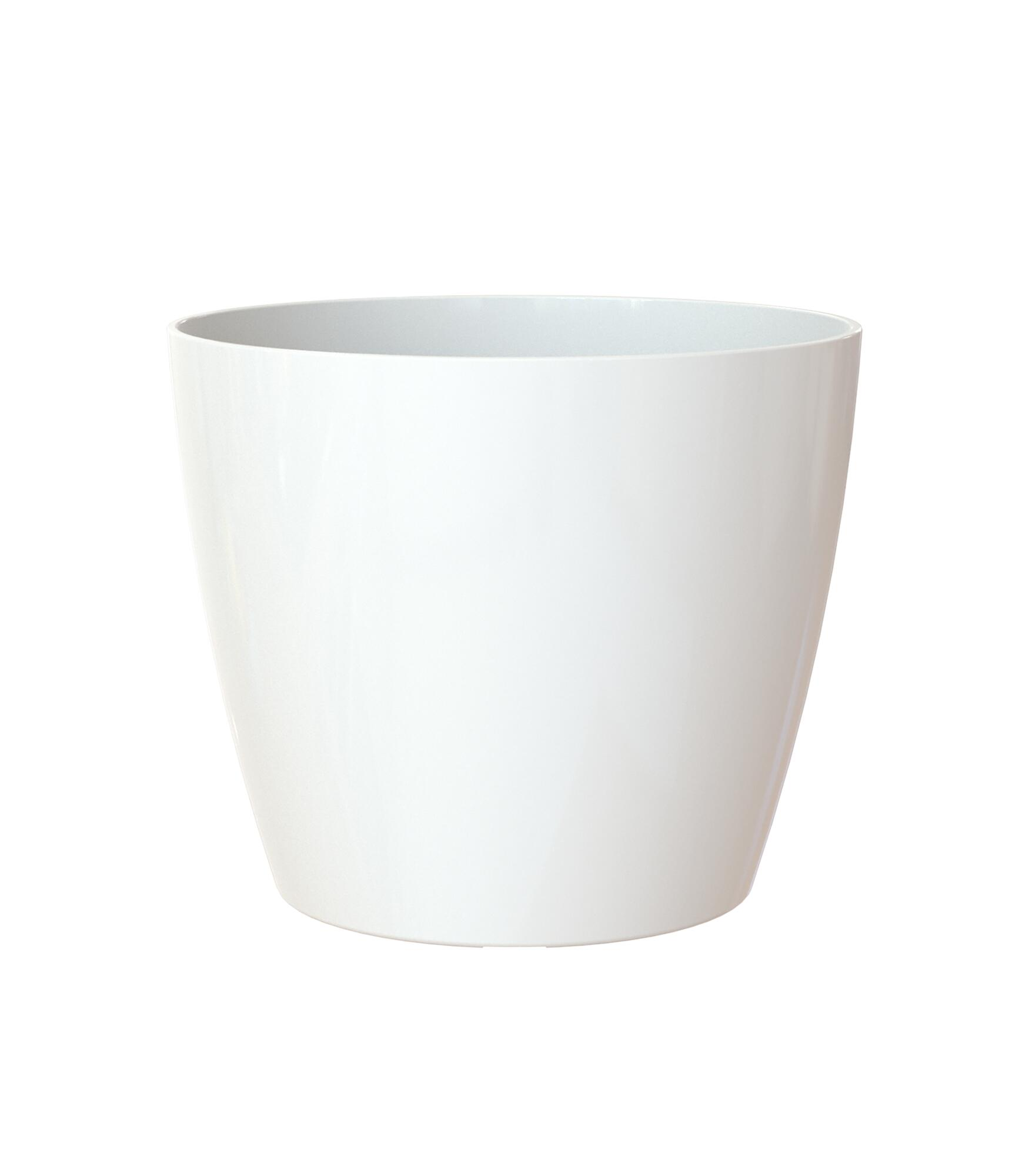 Maceta de polipropileno san remo blanco ø 12,5 cm