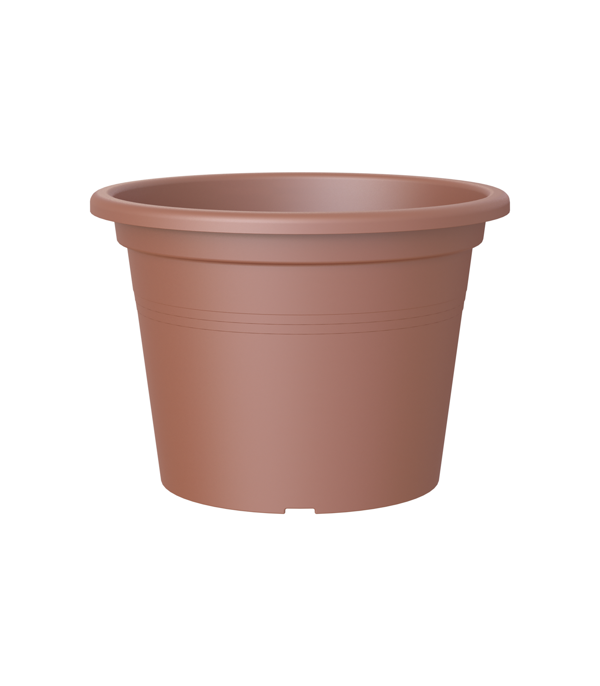 Maceta redonda de polipropileno ARTEVASI Venezia ø 50 cm y 36 cm altura naranja - 3