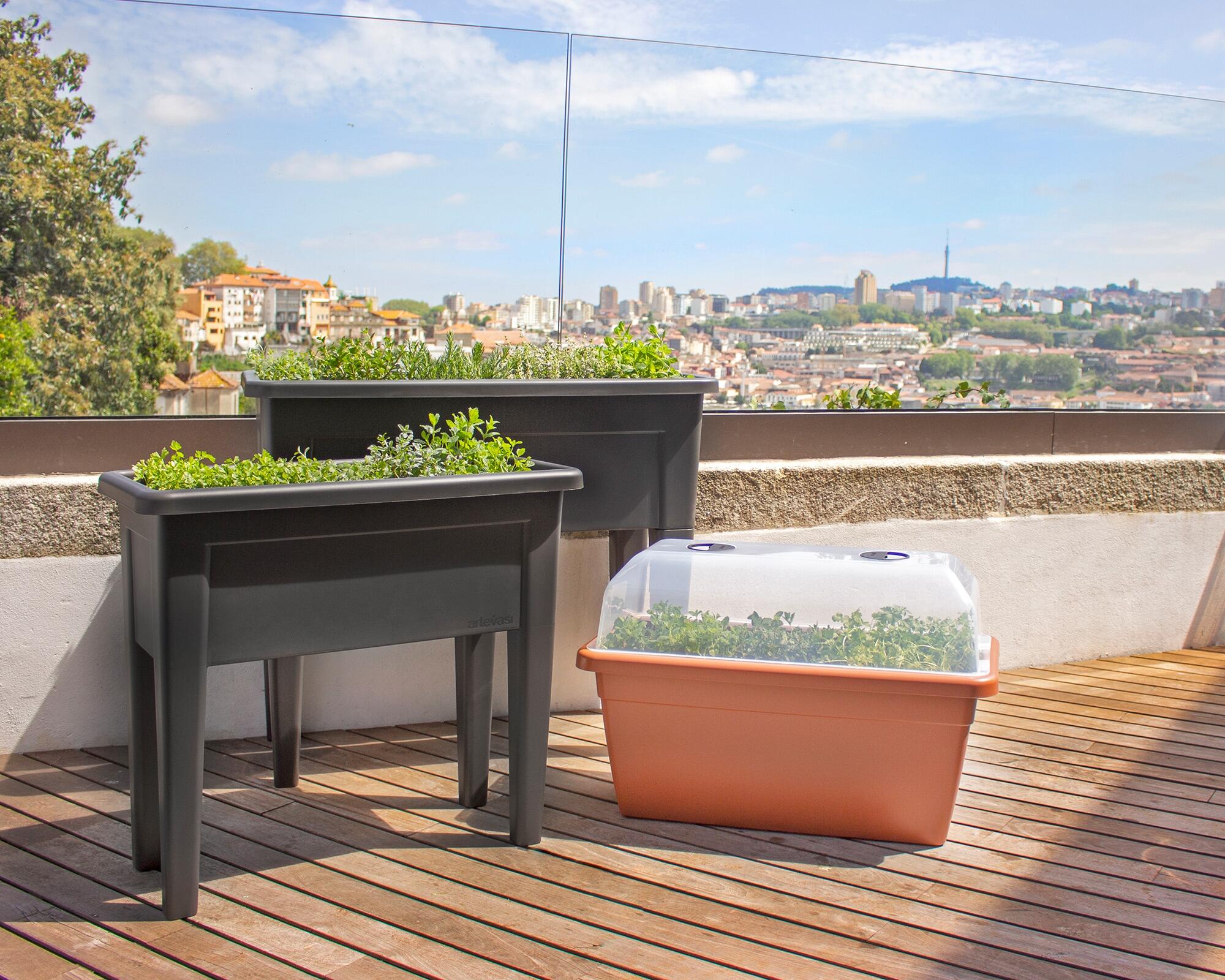 Horta Venezia 80x69 cm antracite - 4