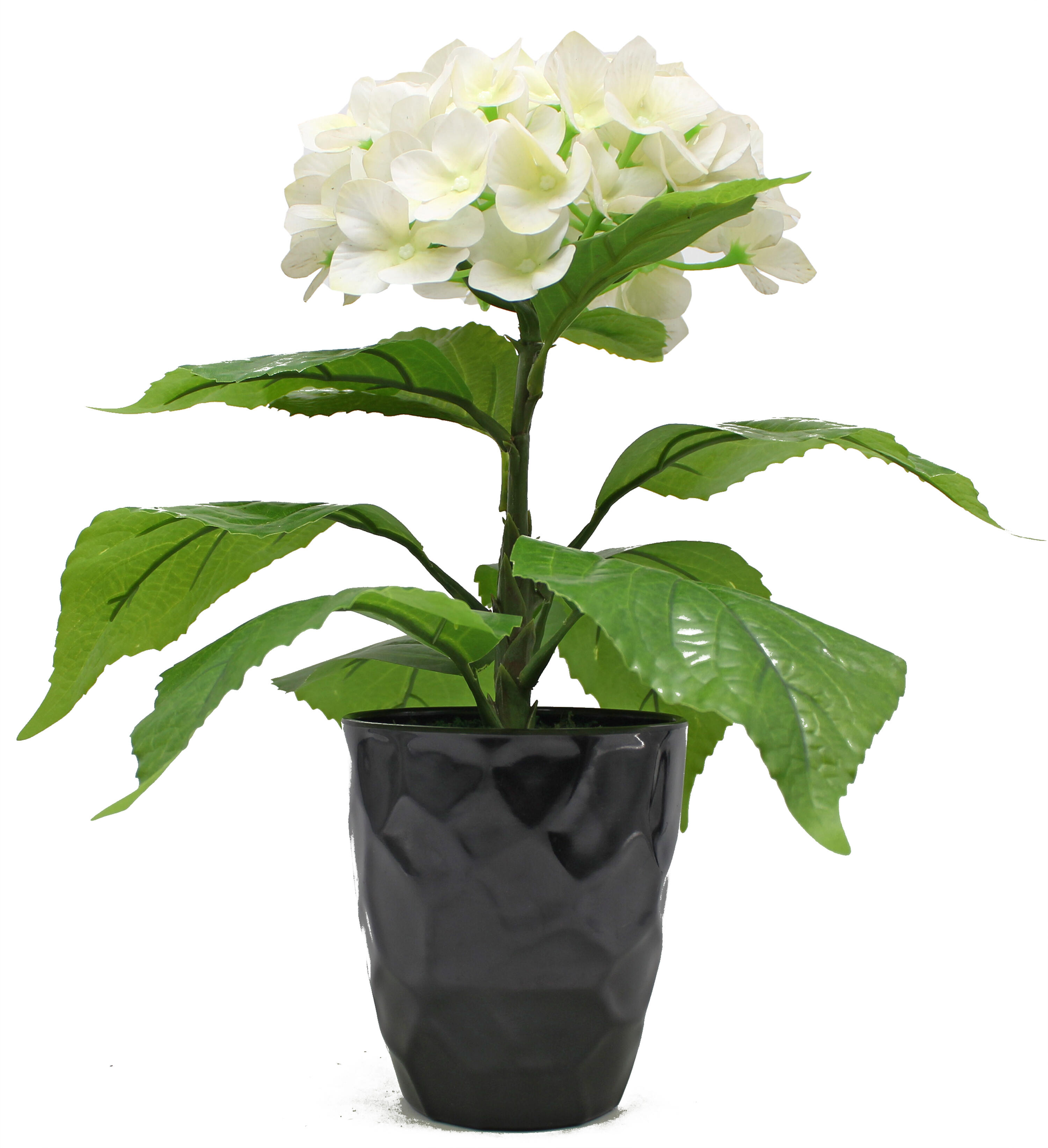 Planta artificial hydrangea 45 cm en maceta de 13 cm