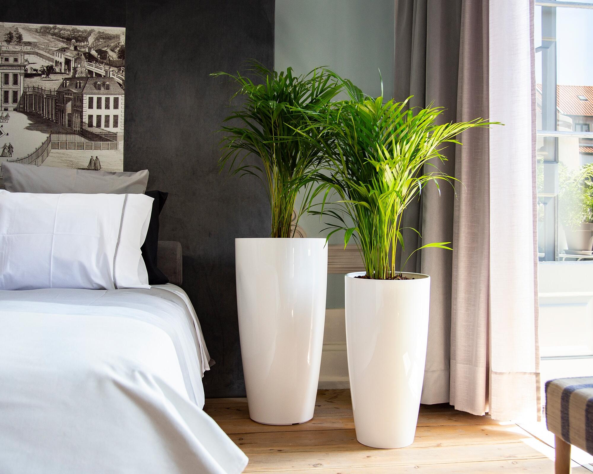 Vaso de resina SANTORINI D33CM TAUPE - 5