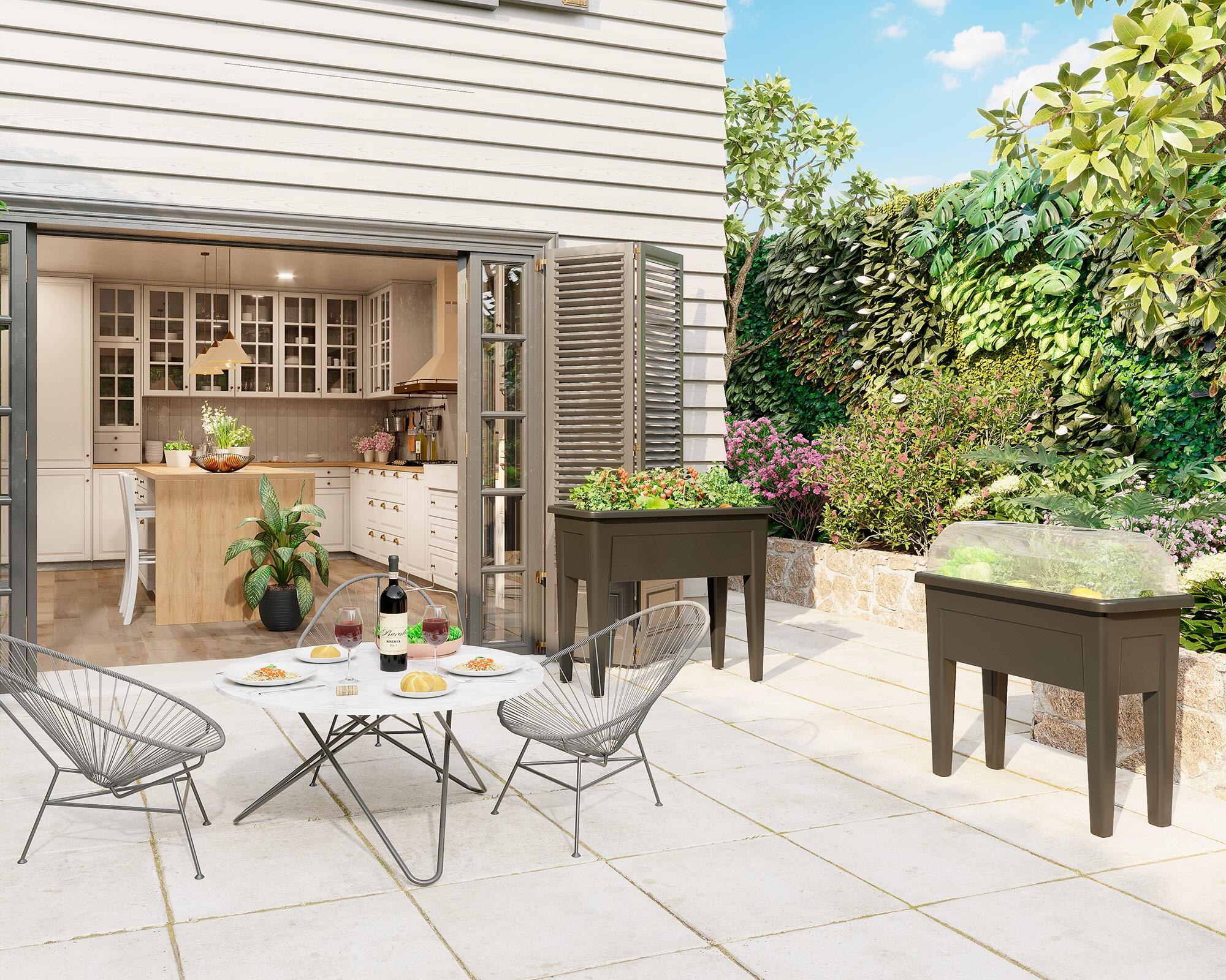 Horta Venezia 80x69 cm antracite - 11