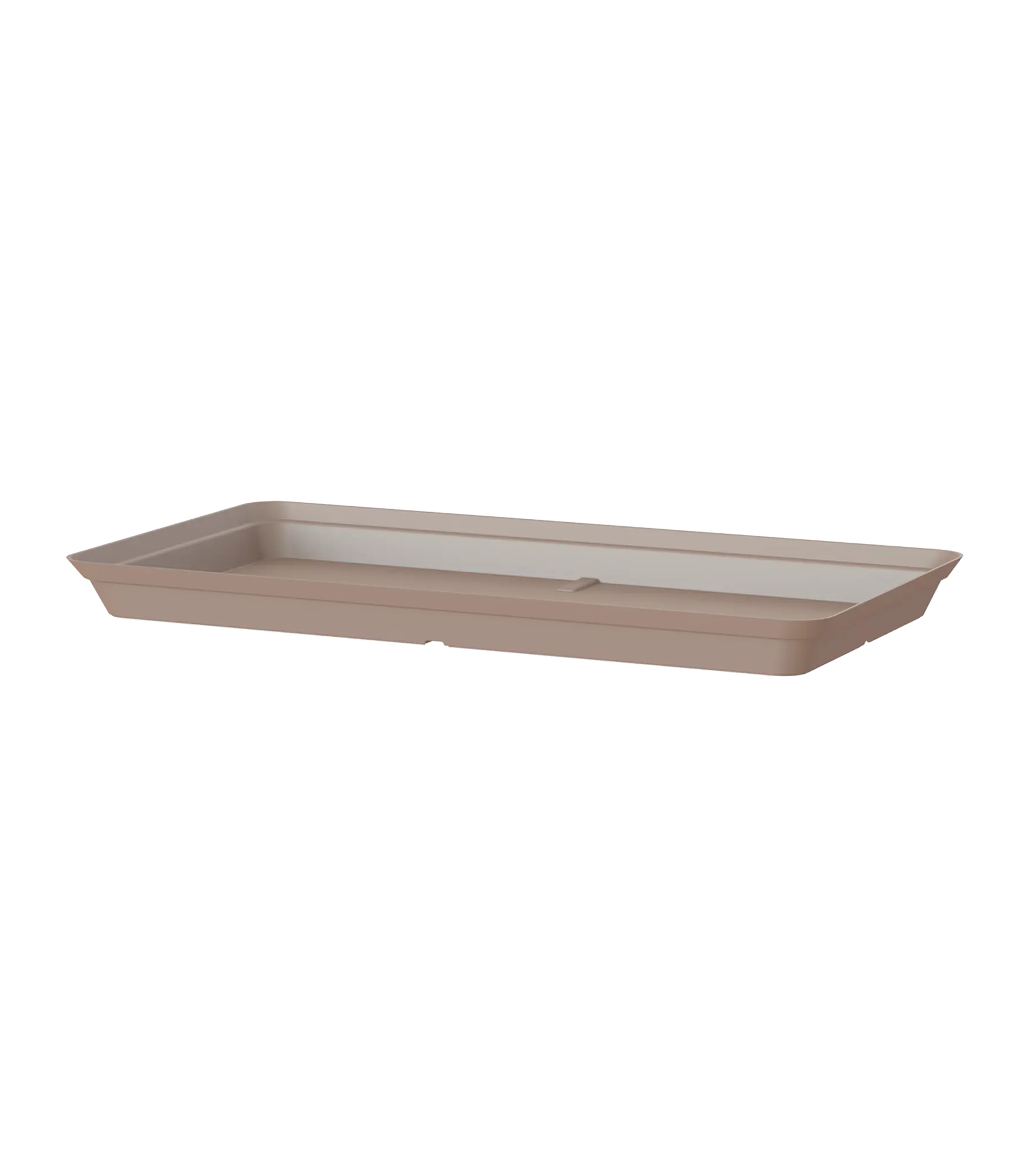 Sottovaso per vaso da fiori ARTEVASI Capri in terracotta di colore tortora L 80 x H 4.5 x P 34 cm - 3