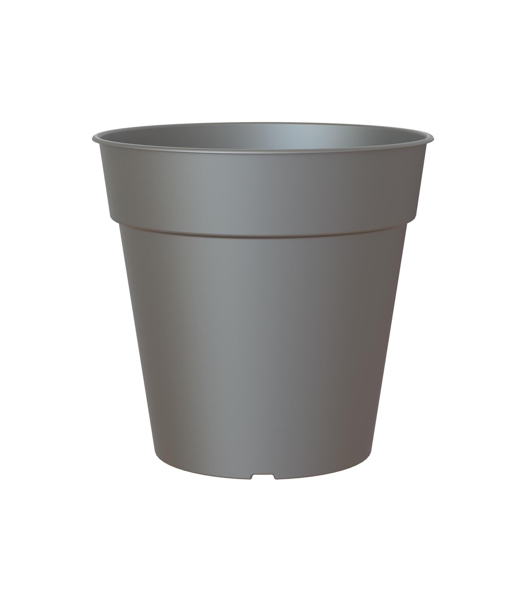 Vaso de plástico MADAGASCAR 13CM ANTRACITE - 2
