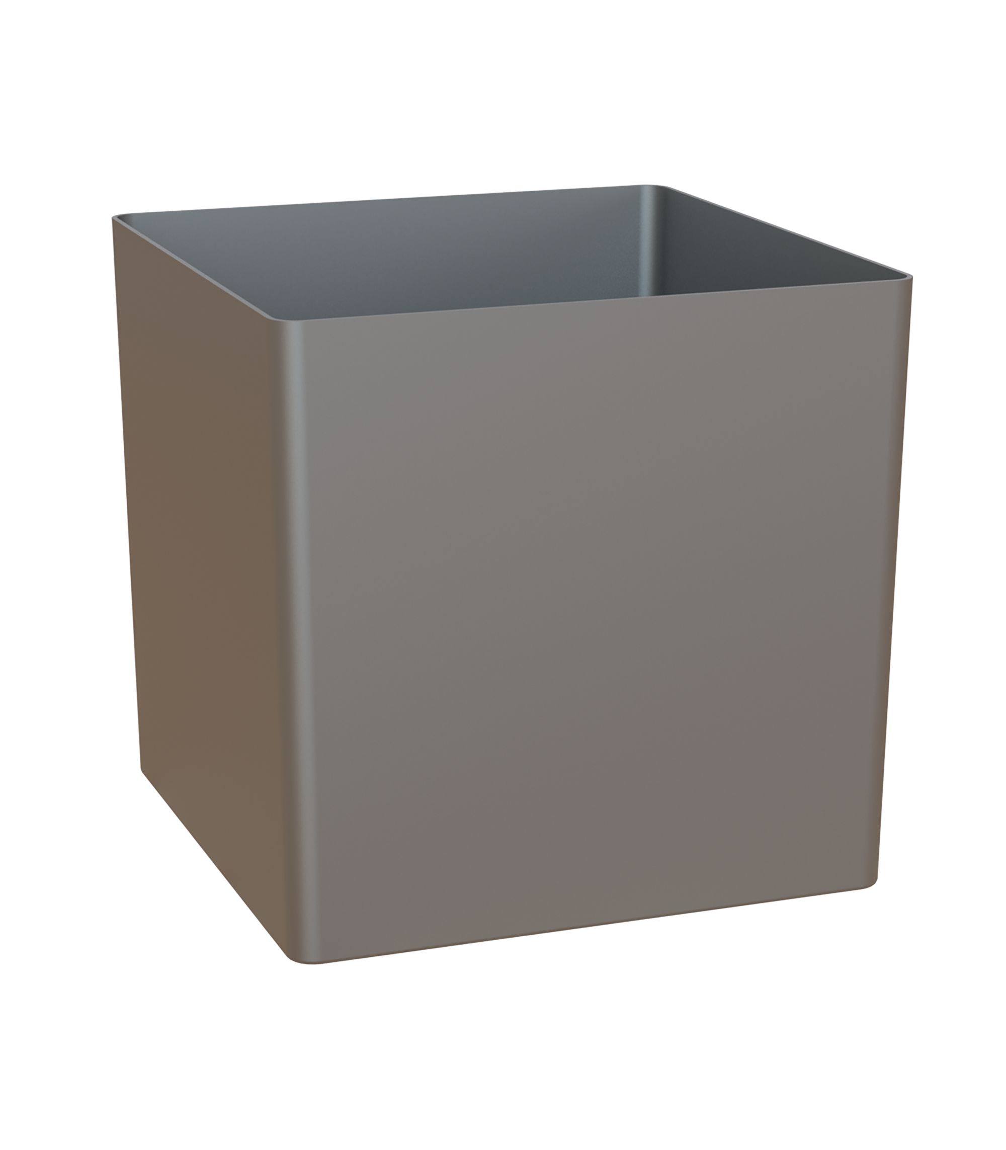 Maceta cuadrada oslo antracita 13,5x13,5x13,5cm