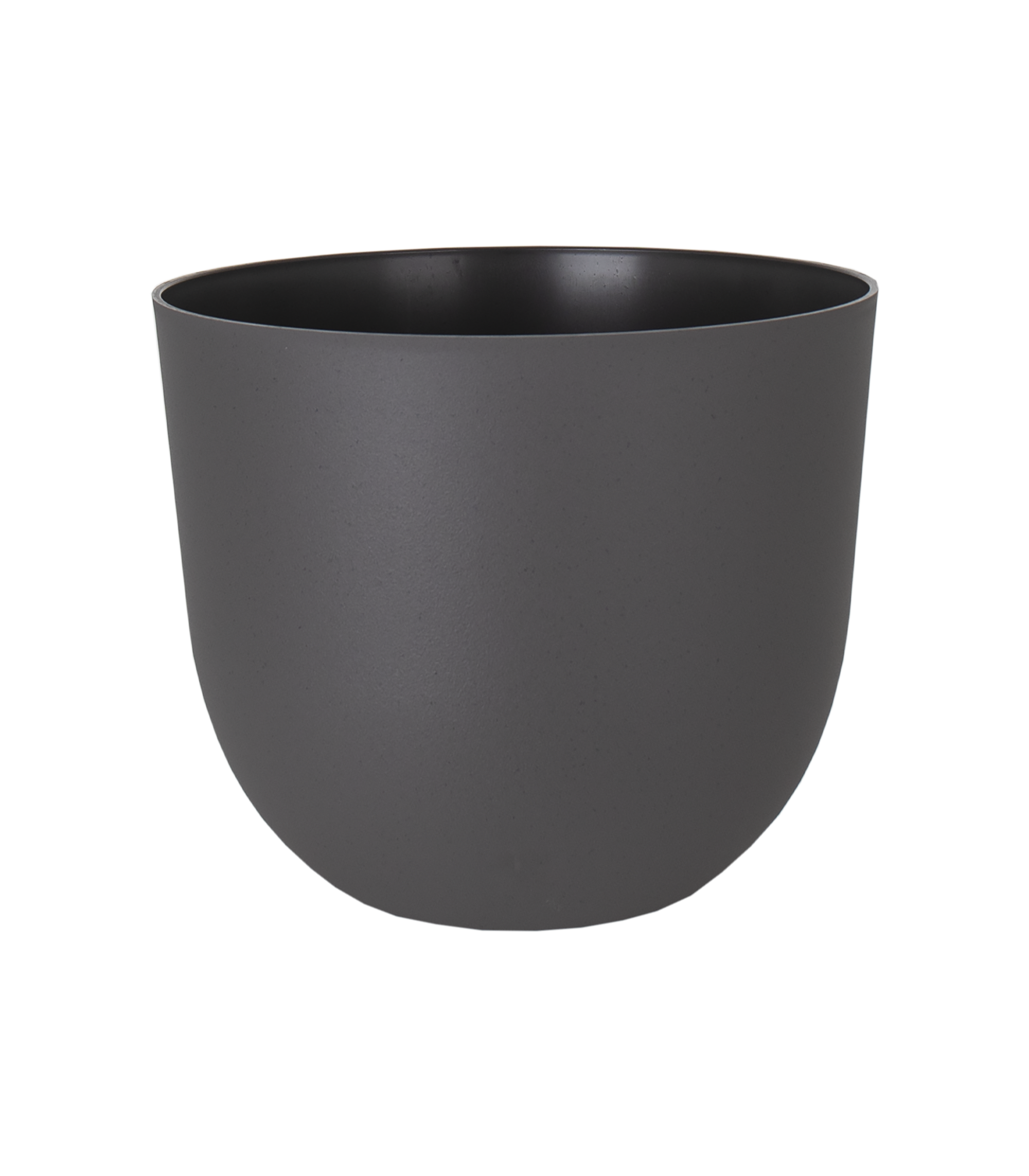 Maceta redonda de polipropileno ARTEVASI Havana Natural ø 30 cm y 24.9 cm altura negro - 3
