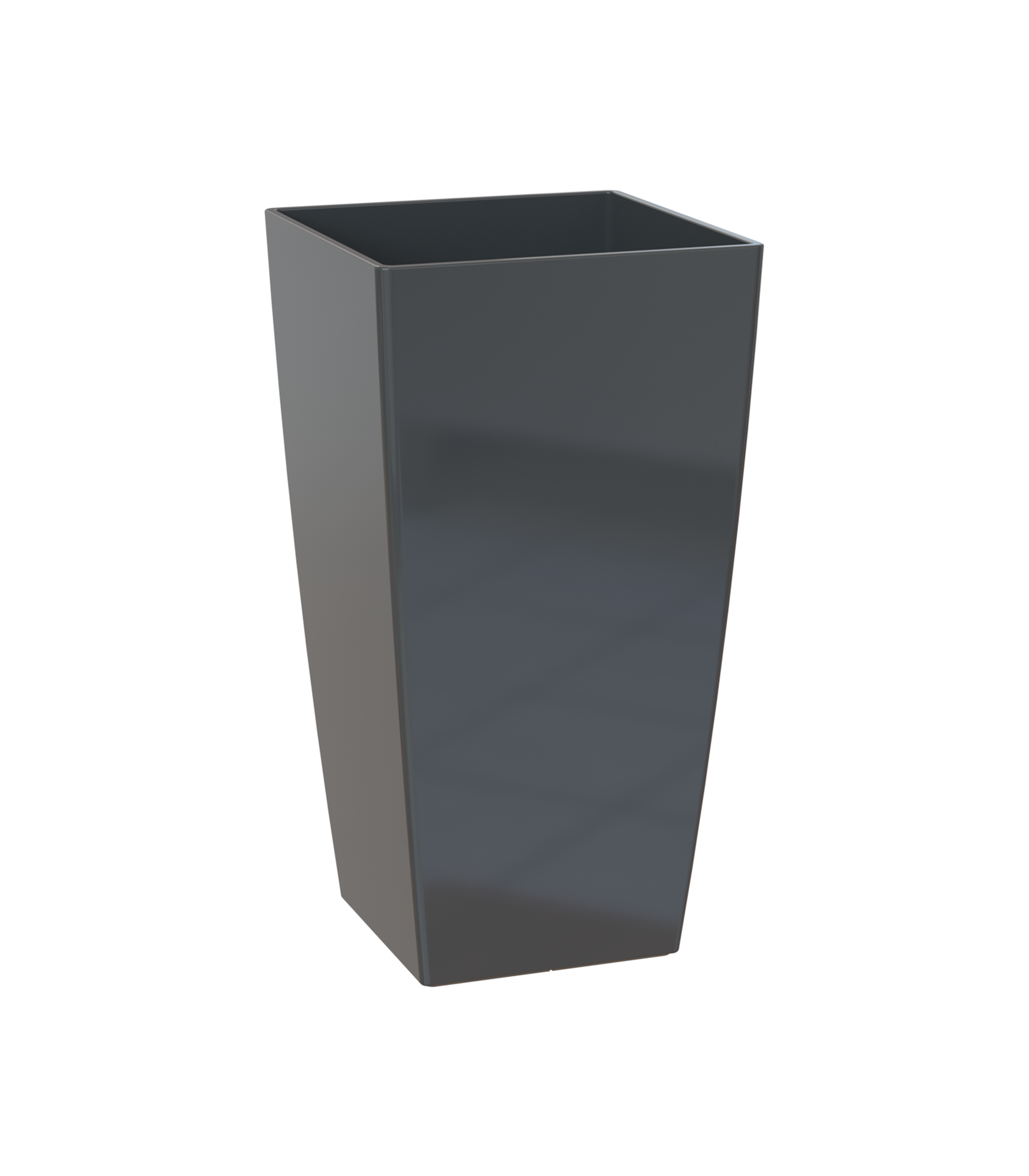 Maceta de polipropileno pisa gris 33x61 cm