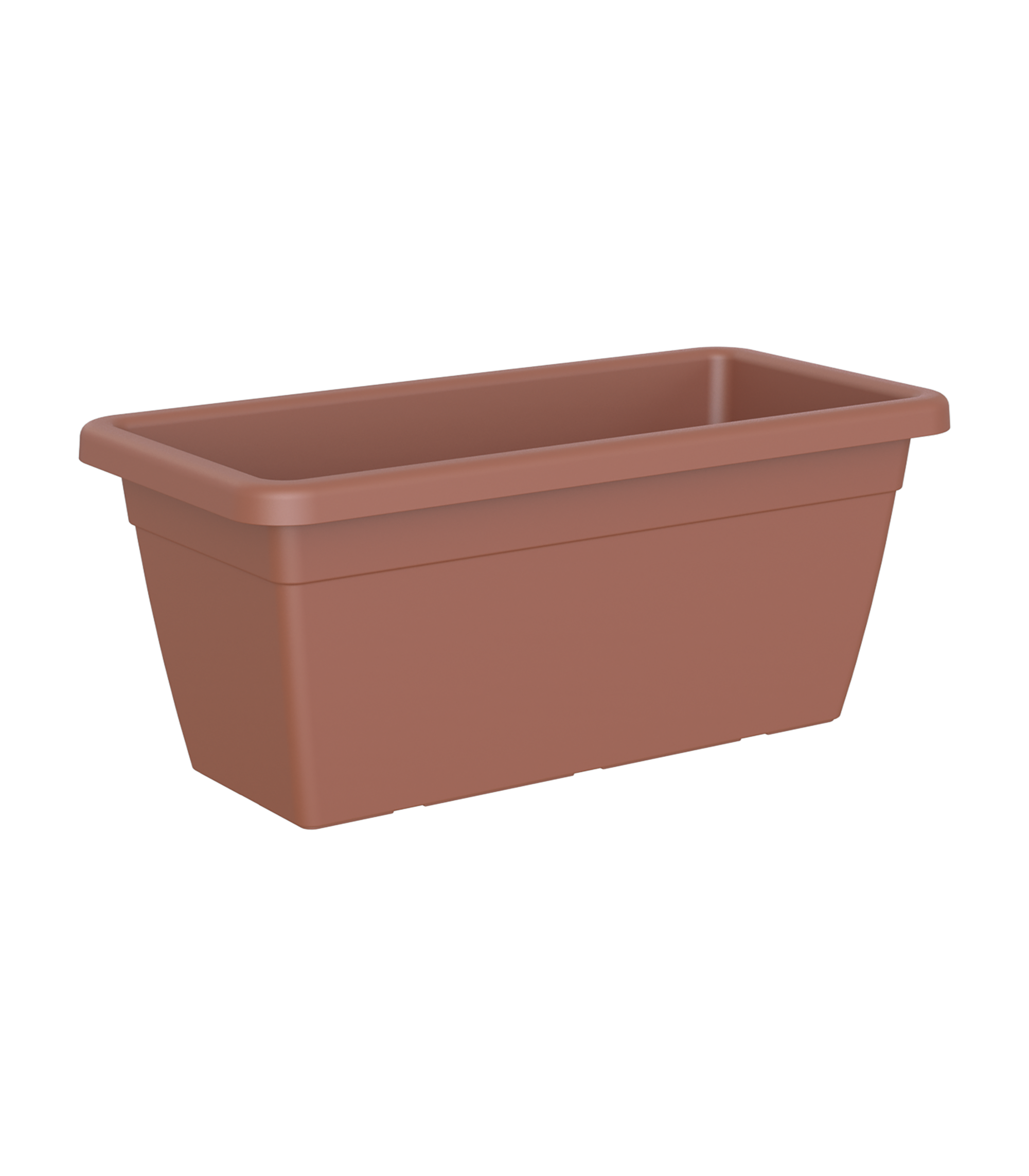 Floreira de plástico RETANGULAR 100X40CM TERRACOTA - 11