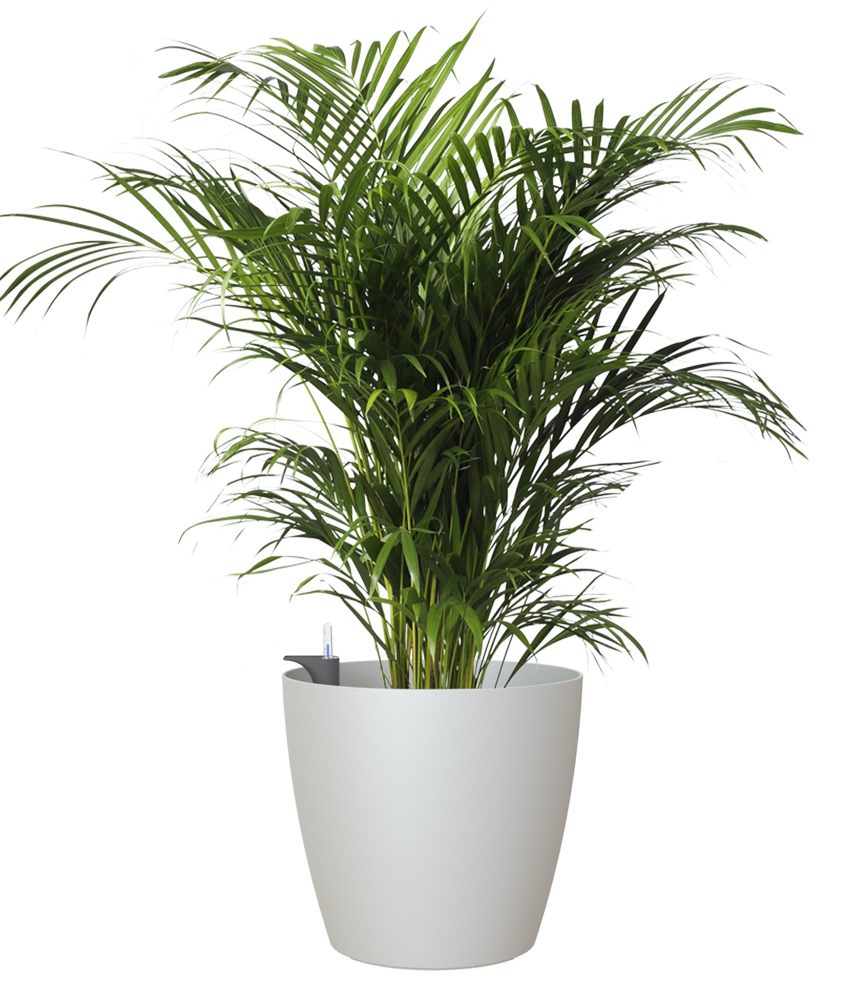 Maceta auto riego de polipropileno san remo blanco 30x30x27.3cm