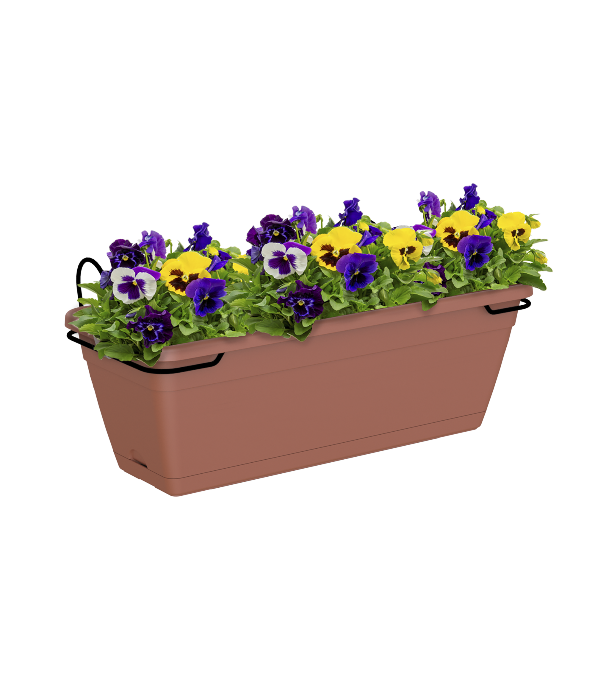 Kit floreira de resina VENEZA 50CM TERRA M - 2