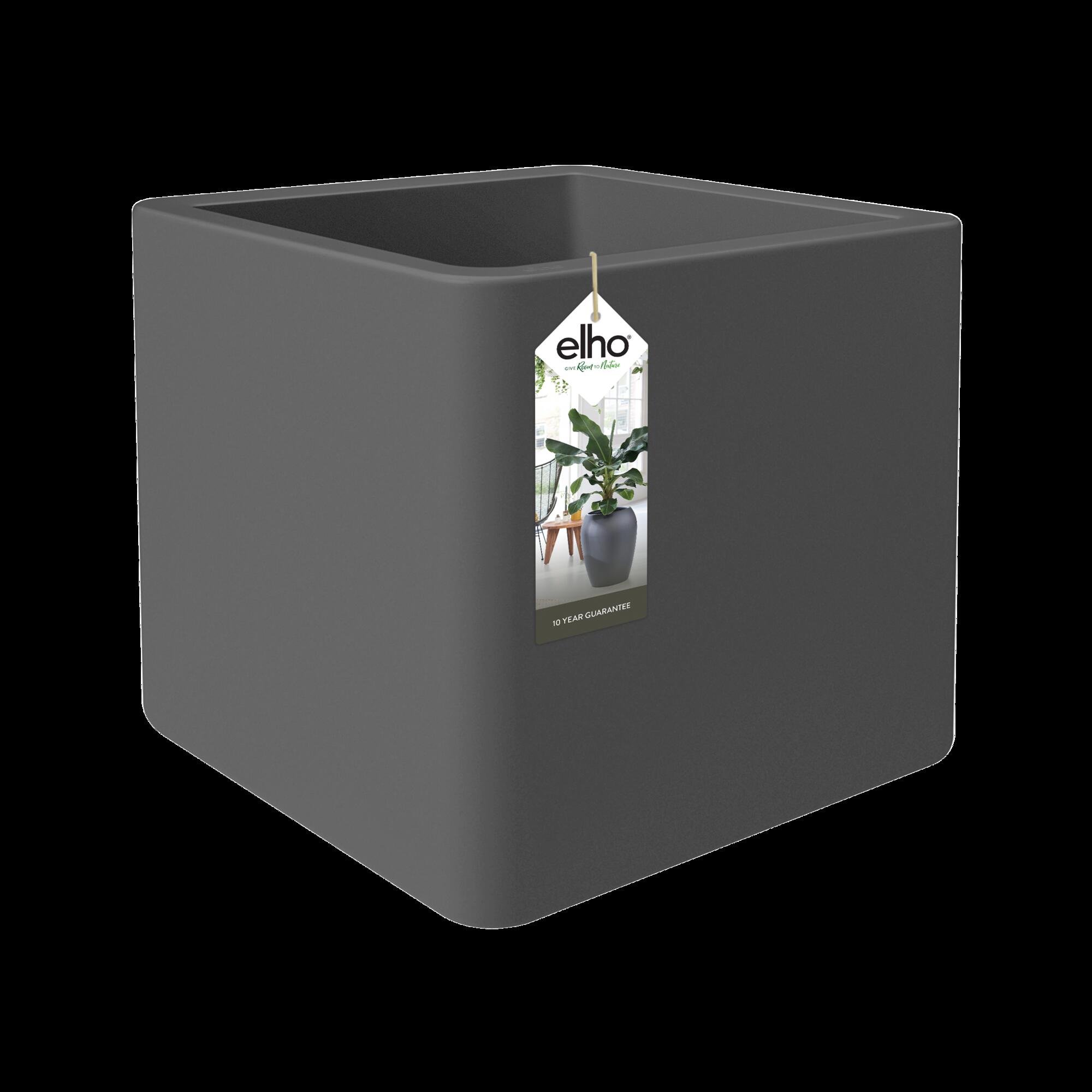 Maceta de plástico soft brick wheels gris ø 50 cm