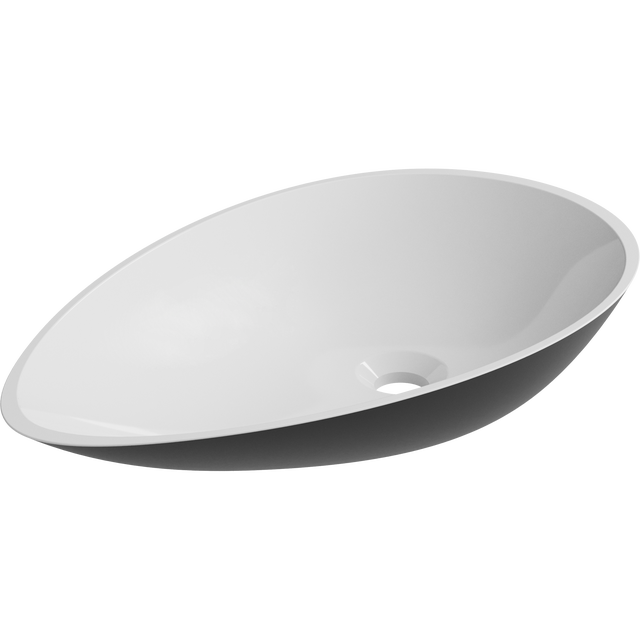 Umywalka konglomeratowa nablatowa Shila Oval 56 Sensea