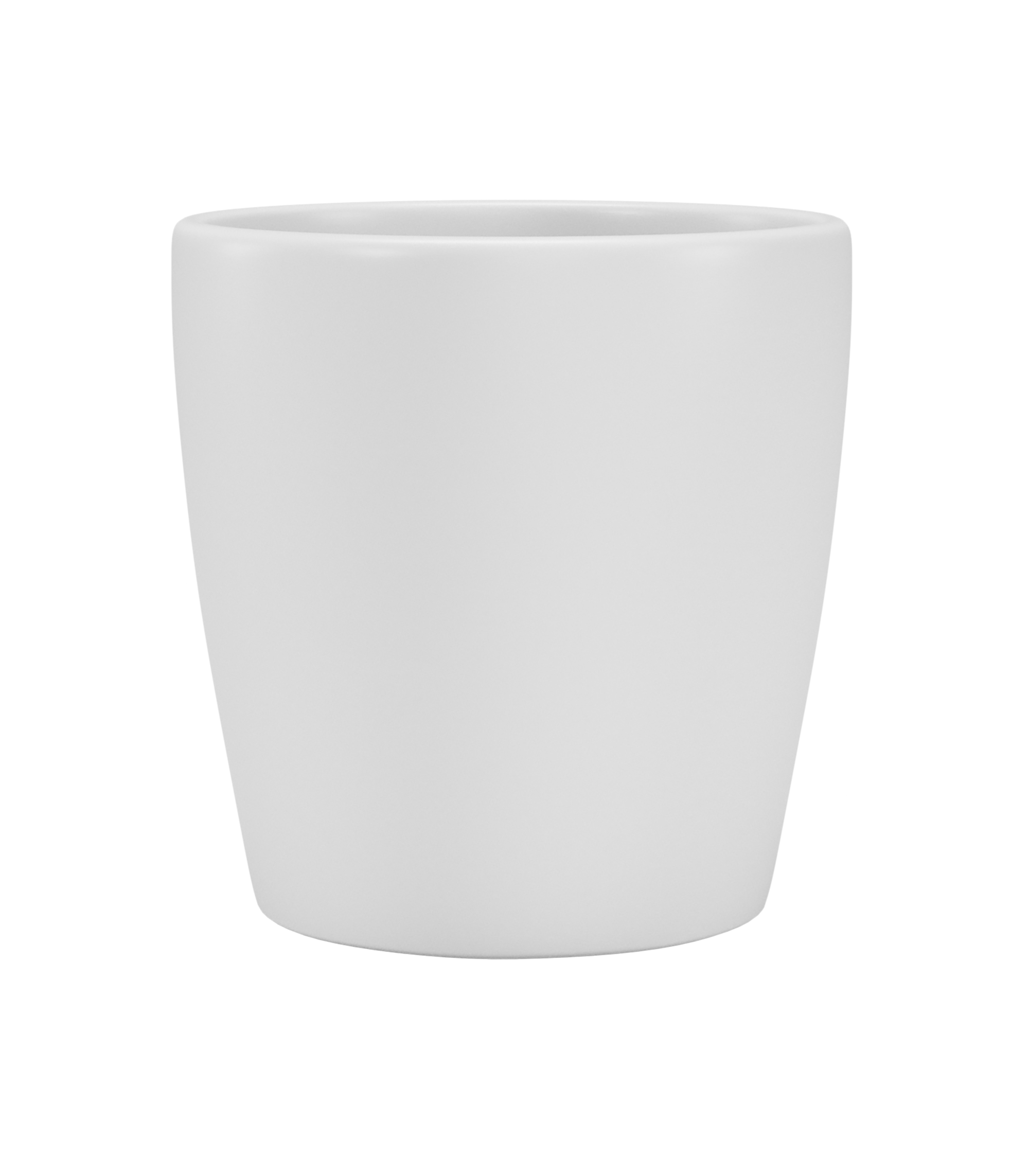 Maceta de arcilla cocida THALIA blanco 14x14 cm - 3