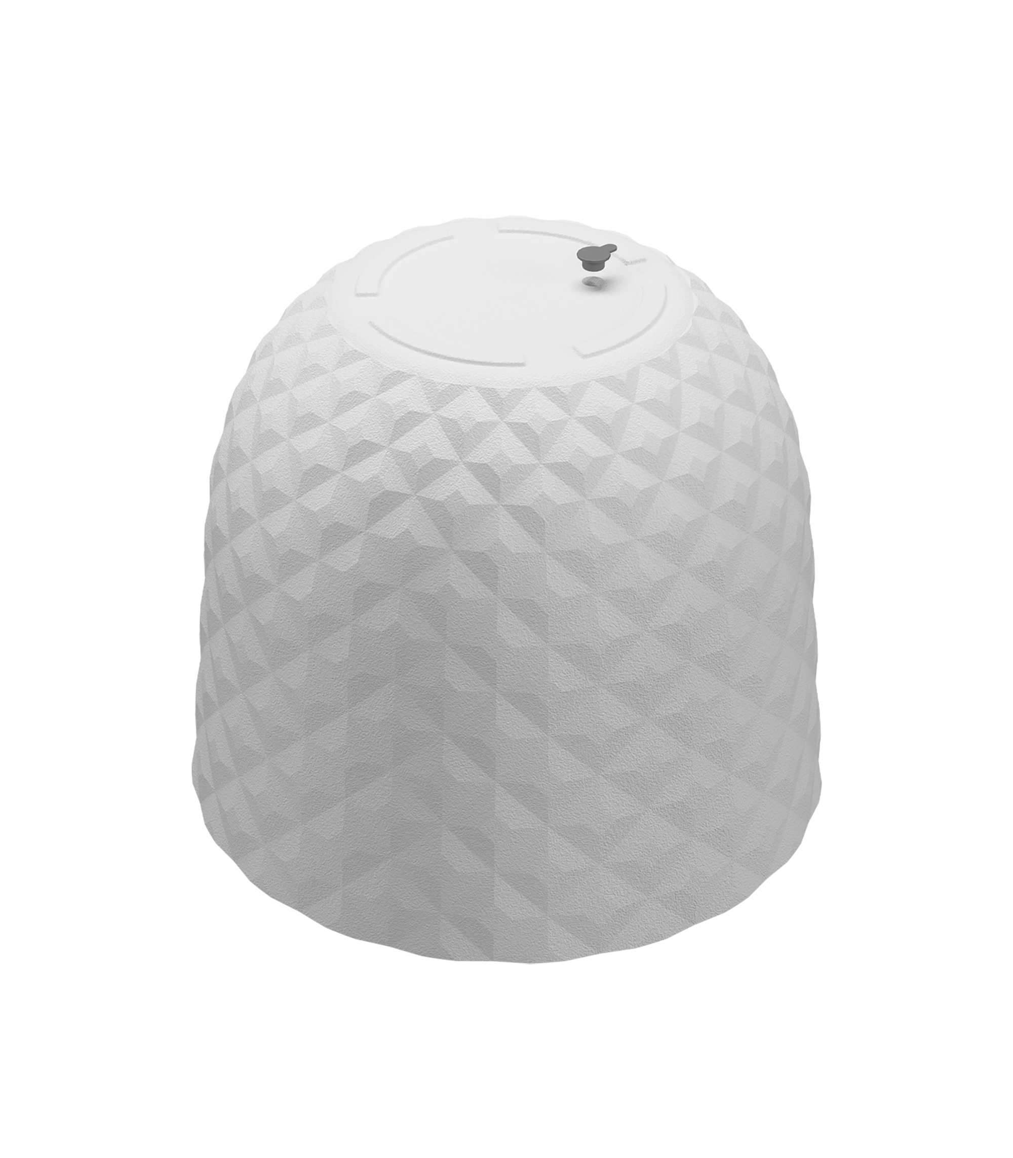 Maceta redonda de polipropileno HAVANA TROPICAL granito 30x24,9 cm - 3