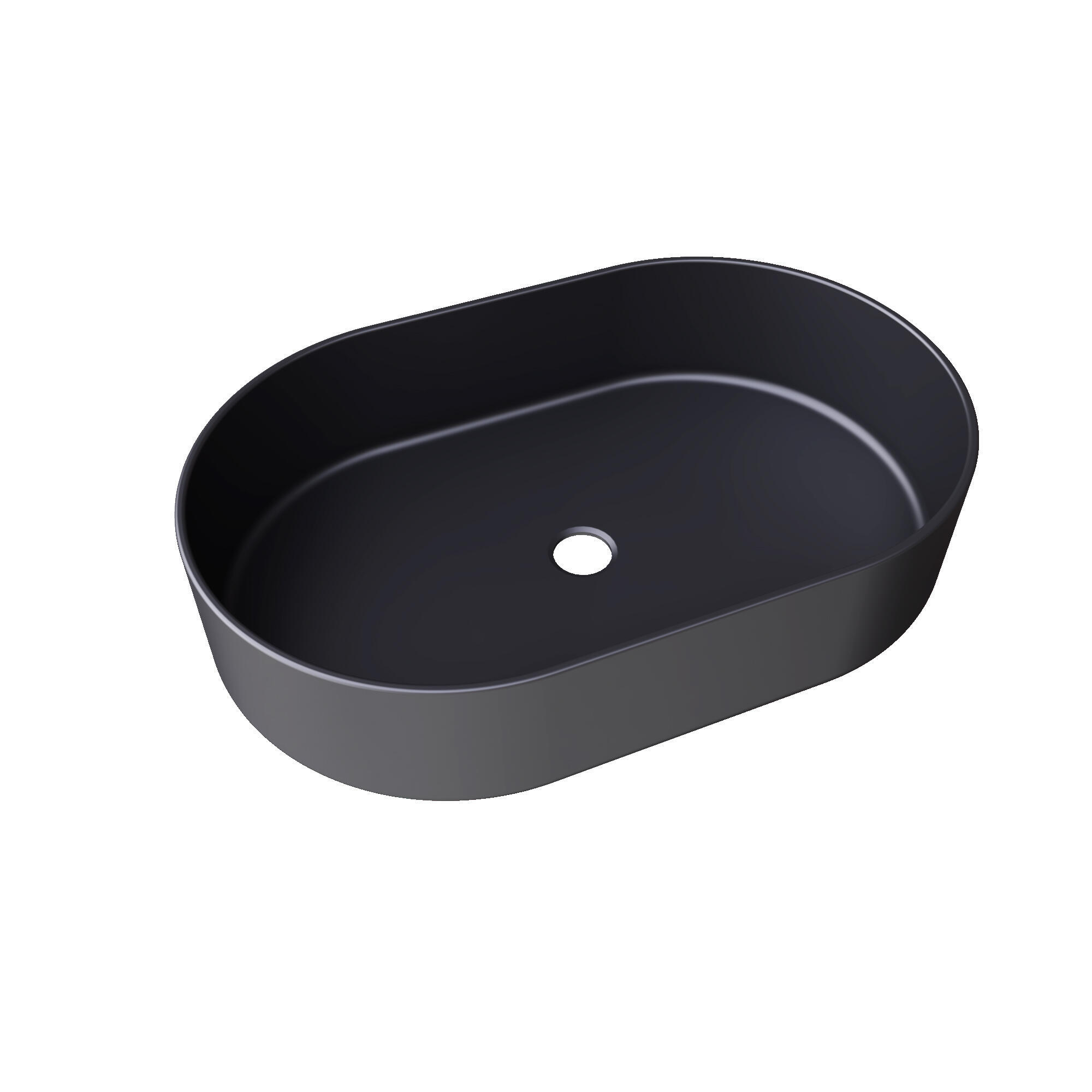 Lavabo de sobreponer trapani mate 60.5x12.5x12.5 cm