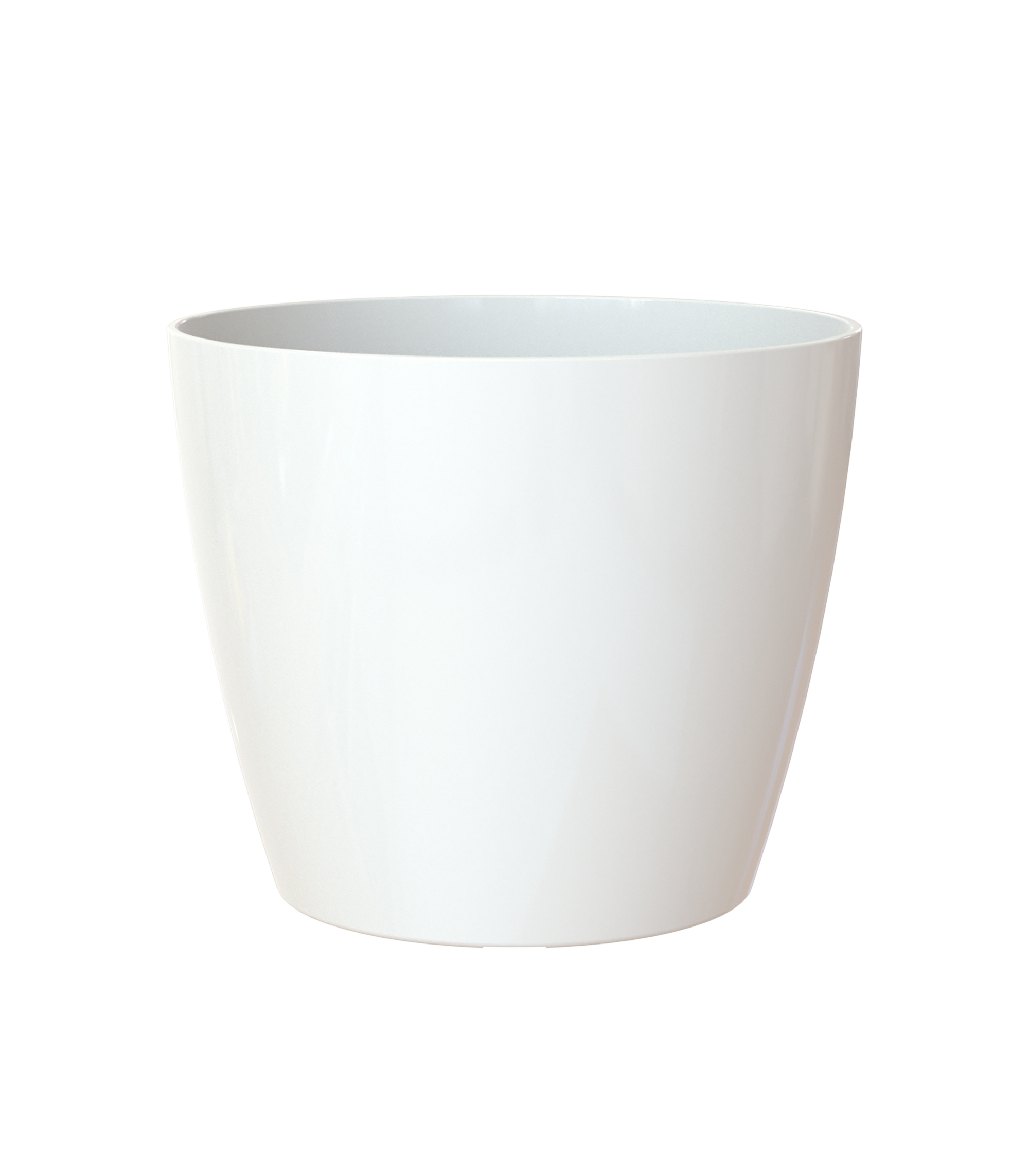 Maceta redonda de resina ARTEVASI San Remo ø 6 cm y 5.8 cm altura blanco - 3