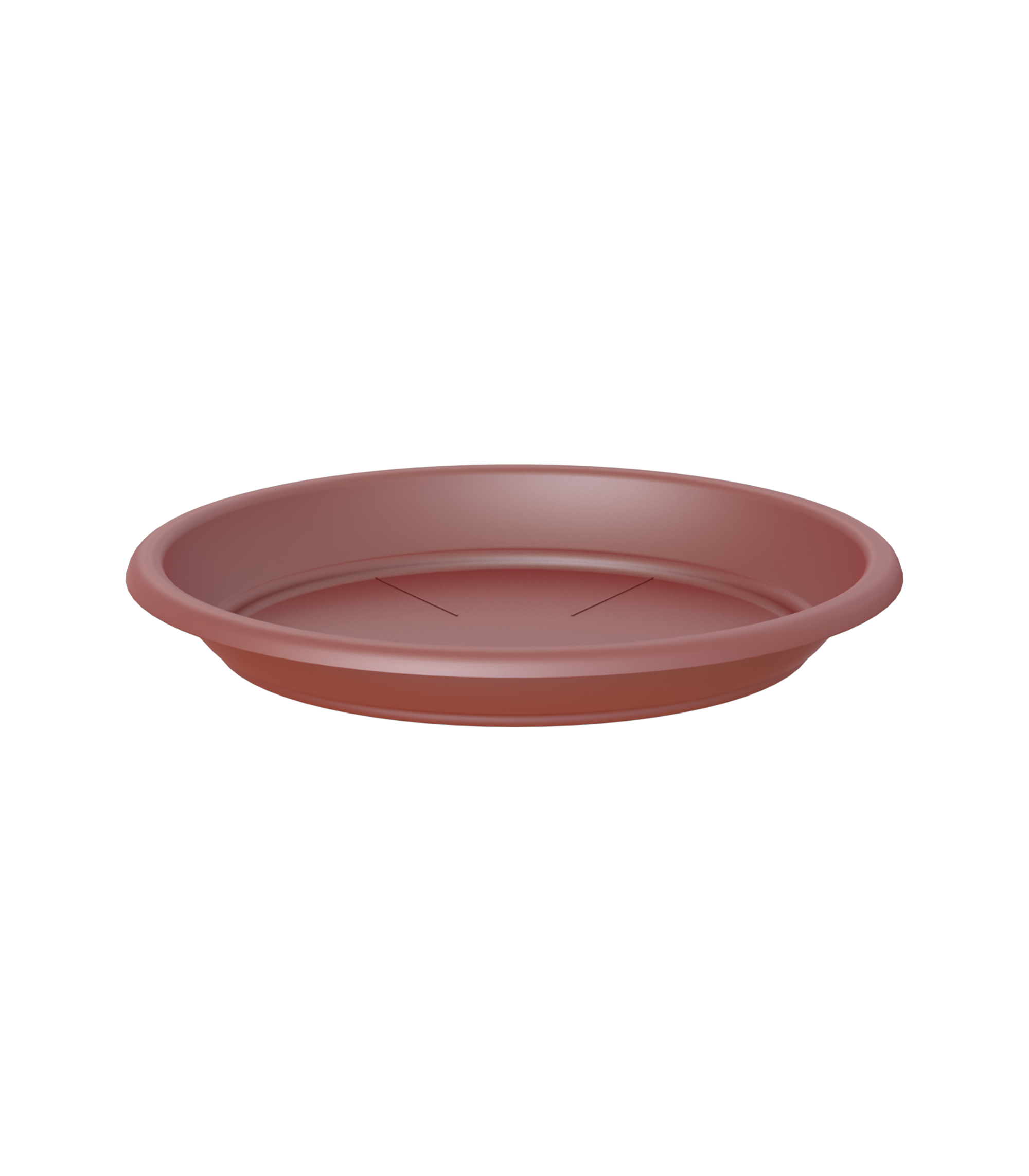 Plato para maceta y jardinera de polipropileno rojo ø 30 cm