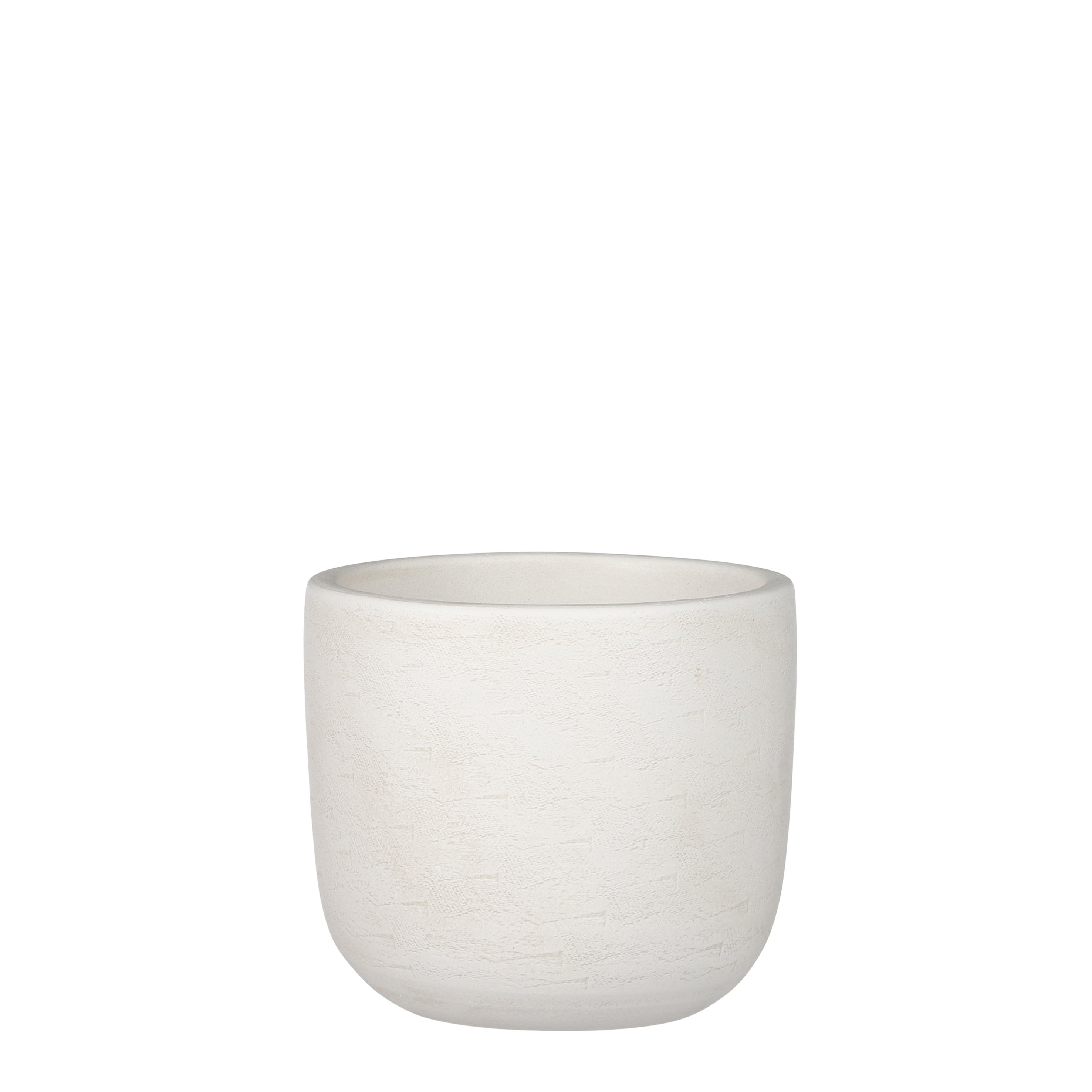 Maceta de terracota nora blanca ø 17 cm