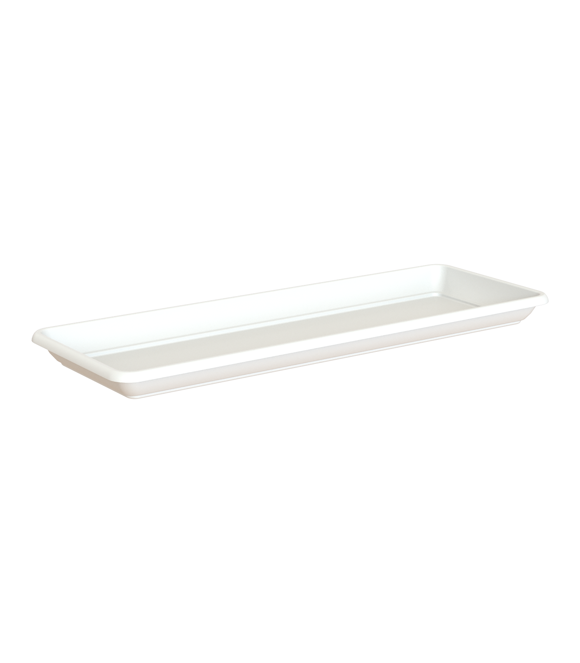 Plato de jardinera Venezia de polipropileno blanco 78x17.5 cm - 2