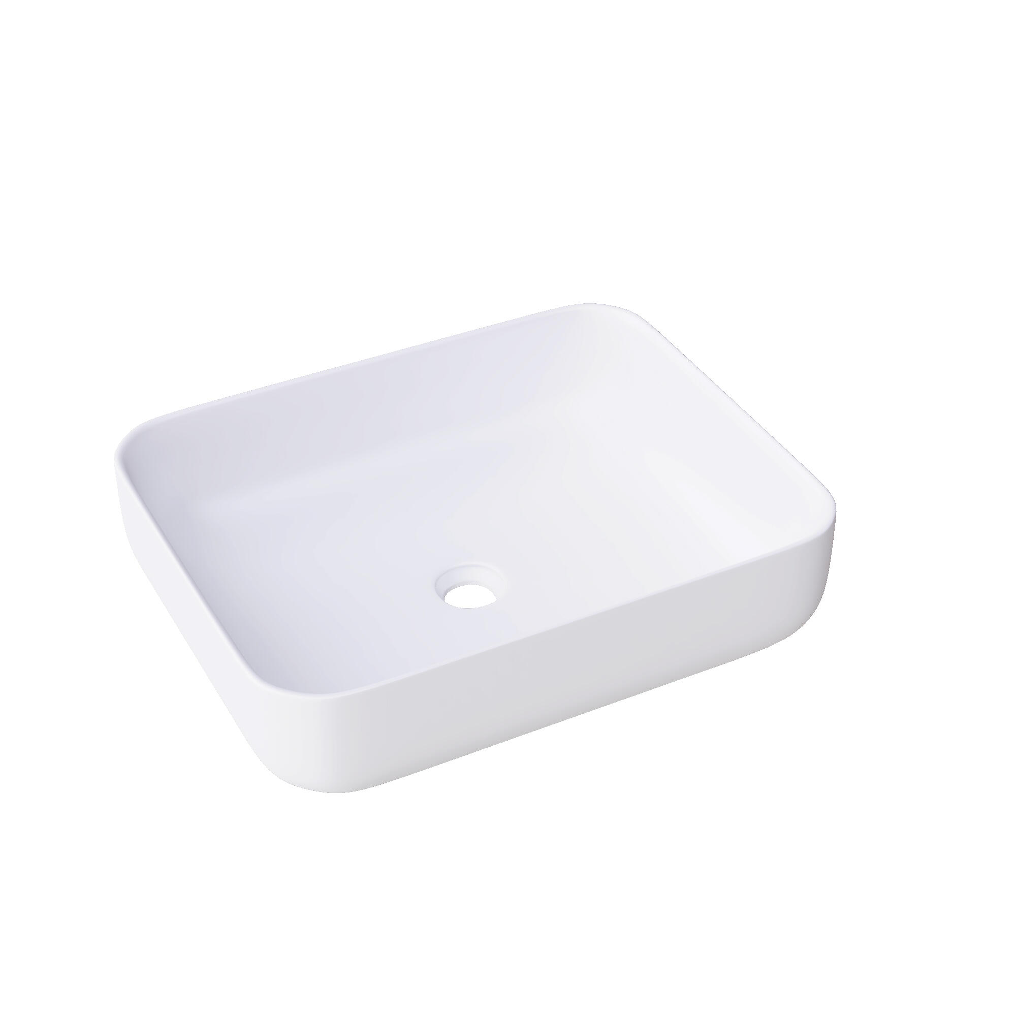 Lavabo de sobreponer mabanda mate 50x13.5x11 cm