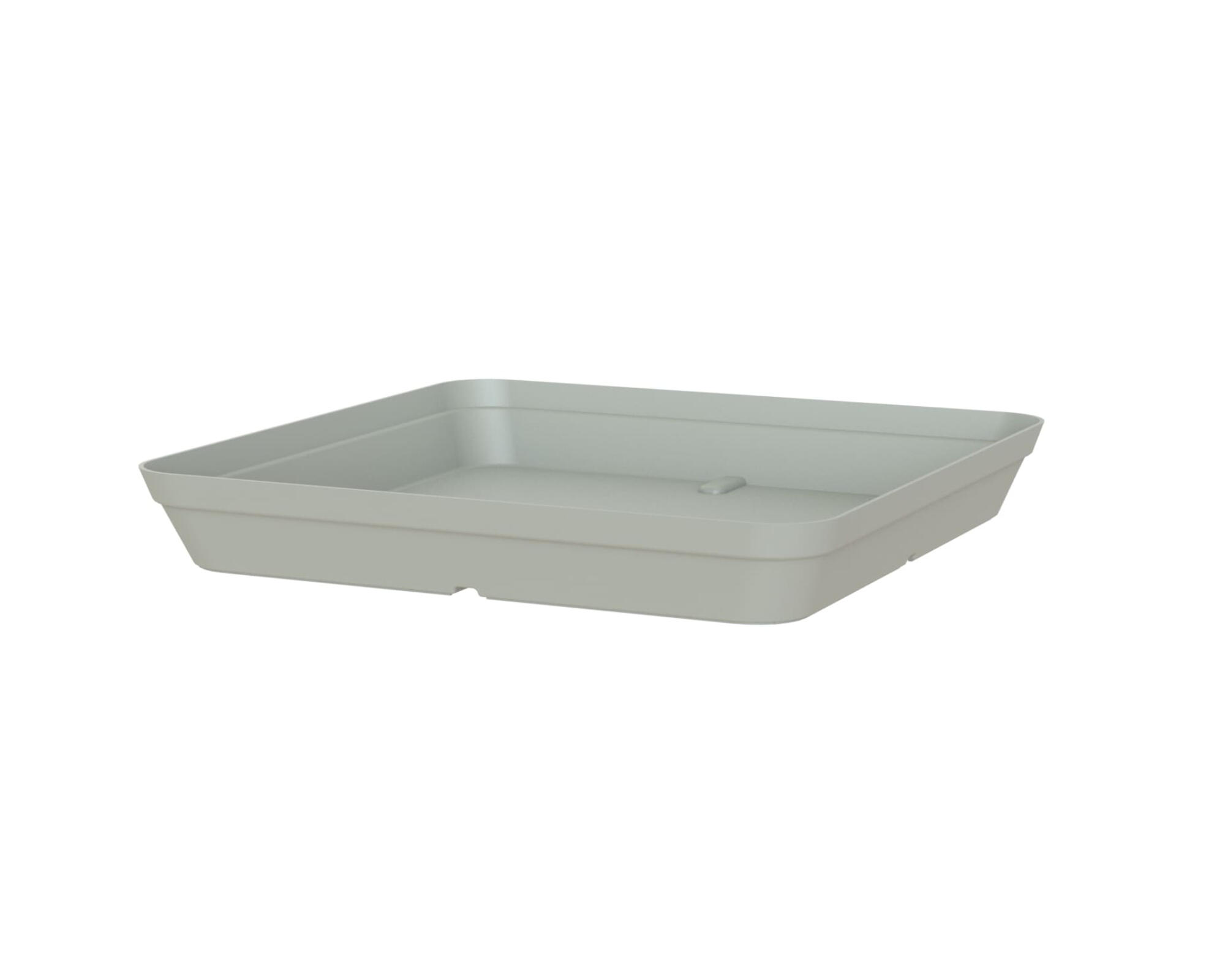 Plato de maceta capri 35 cm de polipropileno gris 28x28 cm