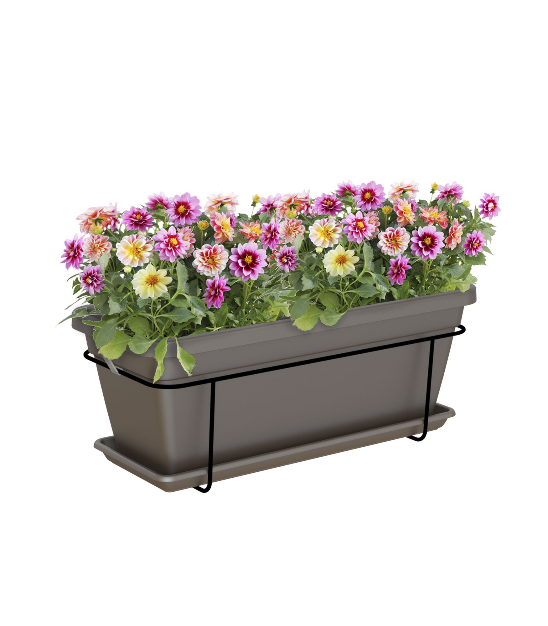 Kit jardinera l venezia bronce 57,9x24,3x22cm