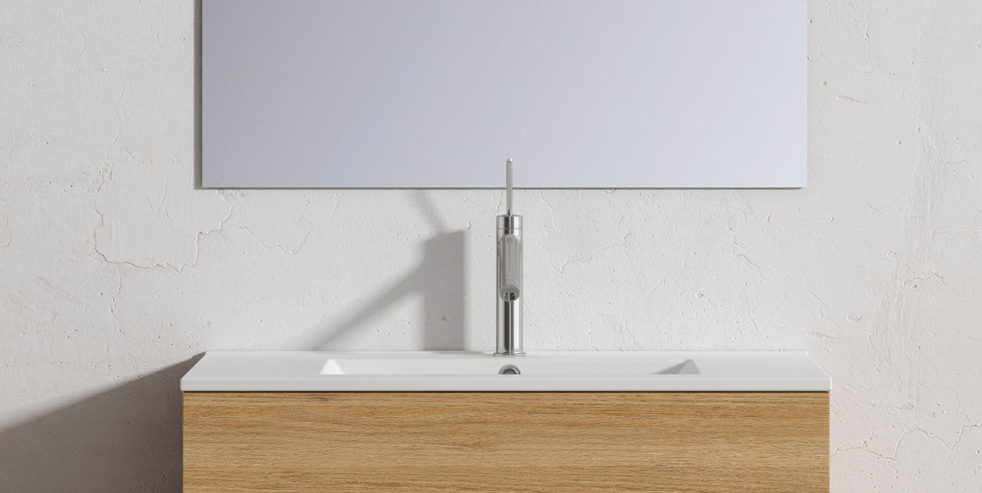 Lavatório 80 cm ceramico Viso - 2