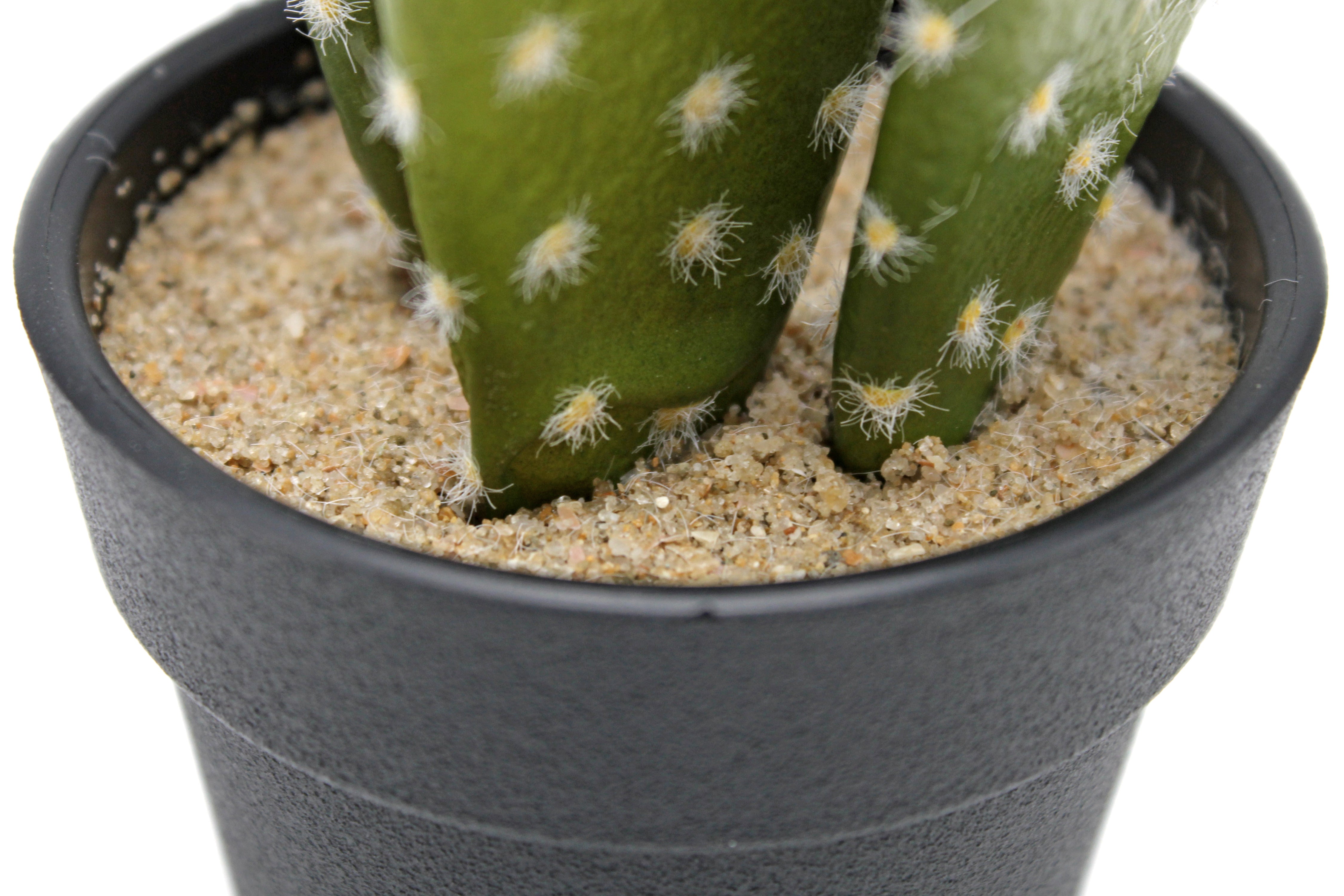 Planta artificial Cactus de 20 cm de altura en maceta de 7.5 cm - 2