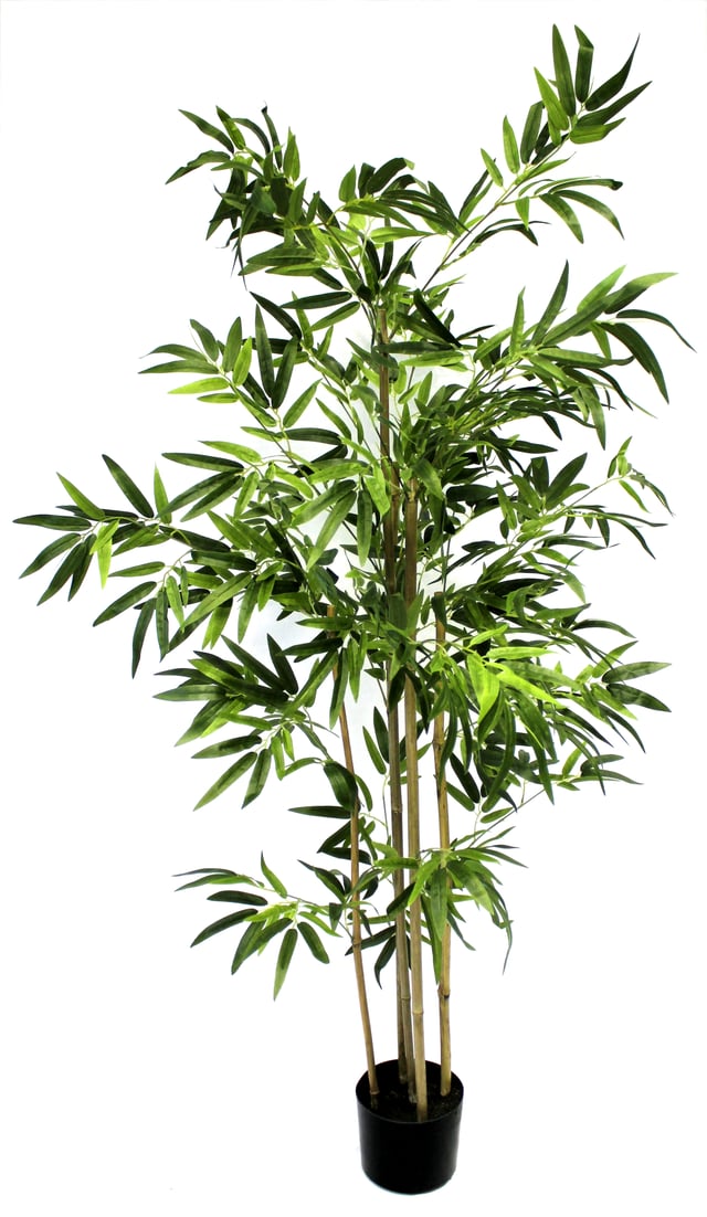 Planta artificial em vaso Bambu 152 cm verde