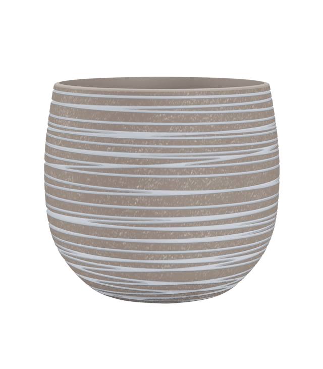 Vaso de cerâmica DORIS 20 cm BEGE ARTEVASI