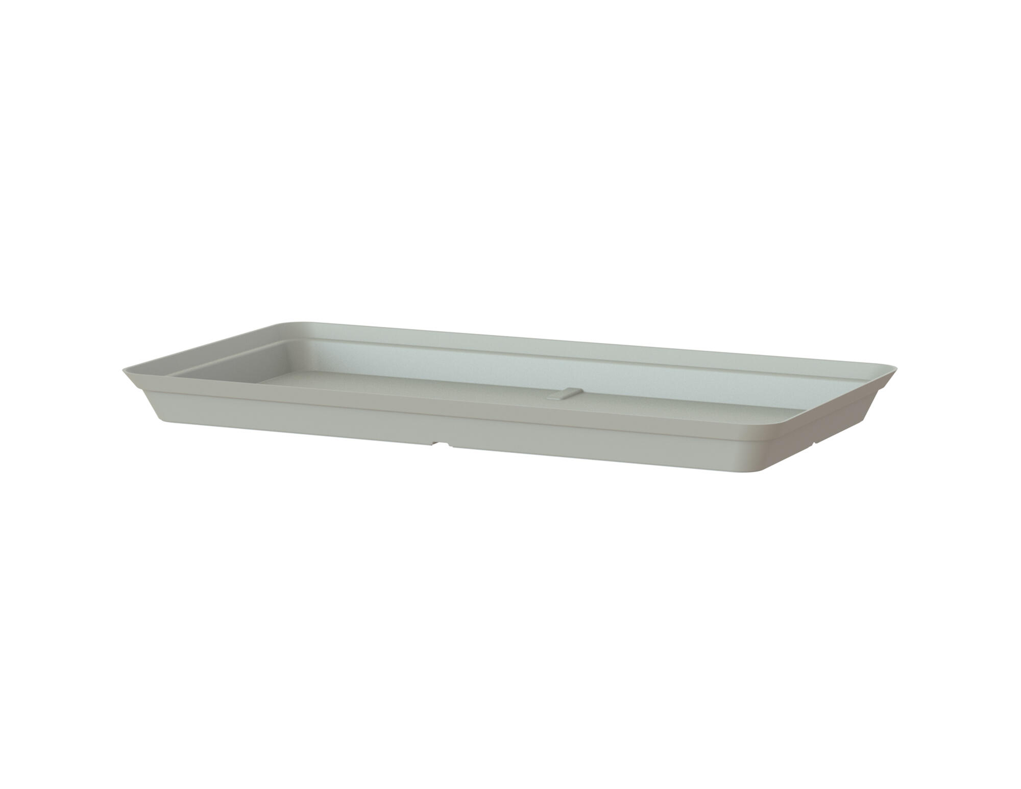 Plato para jardinera capri 60 cm de polipropileno gris 53x29 cm