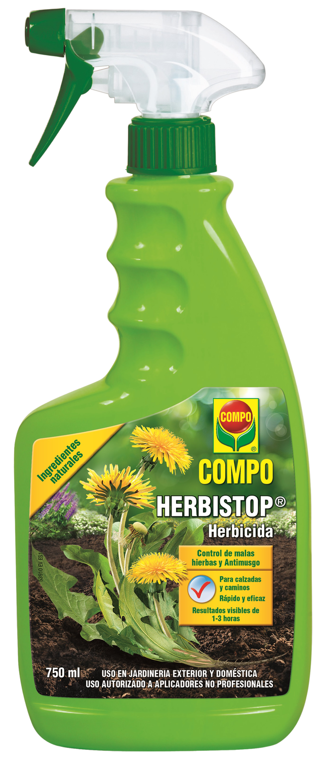 Herbicida COMPO HERBISTOP elimina las malas hierbas de uso ecológico 750ml
