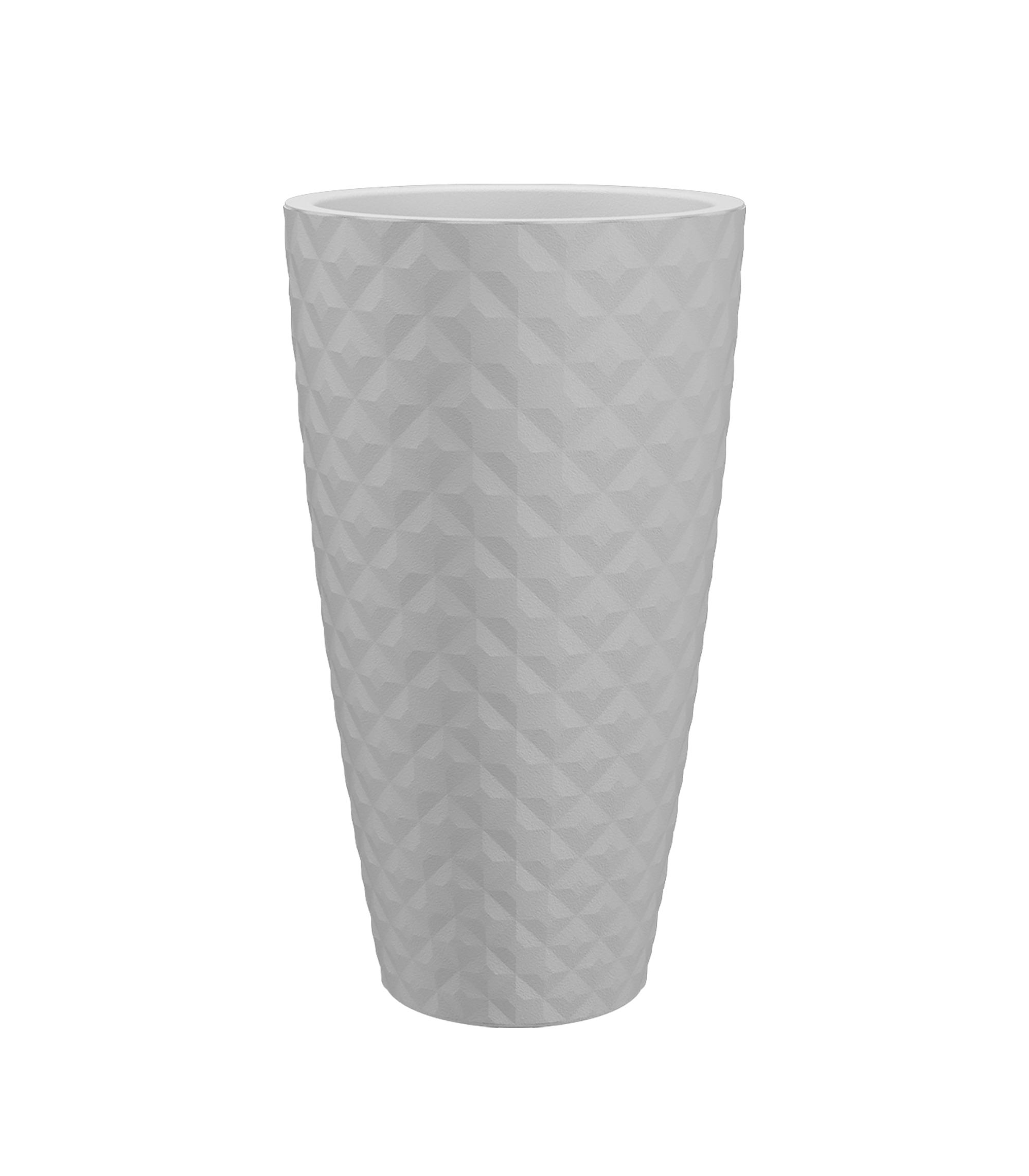Maceta redonda alta havana tropical granito 40x40x70cm