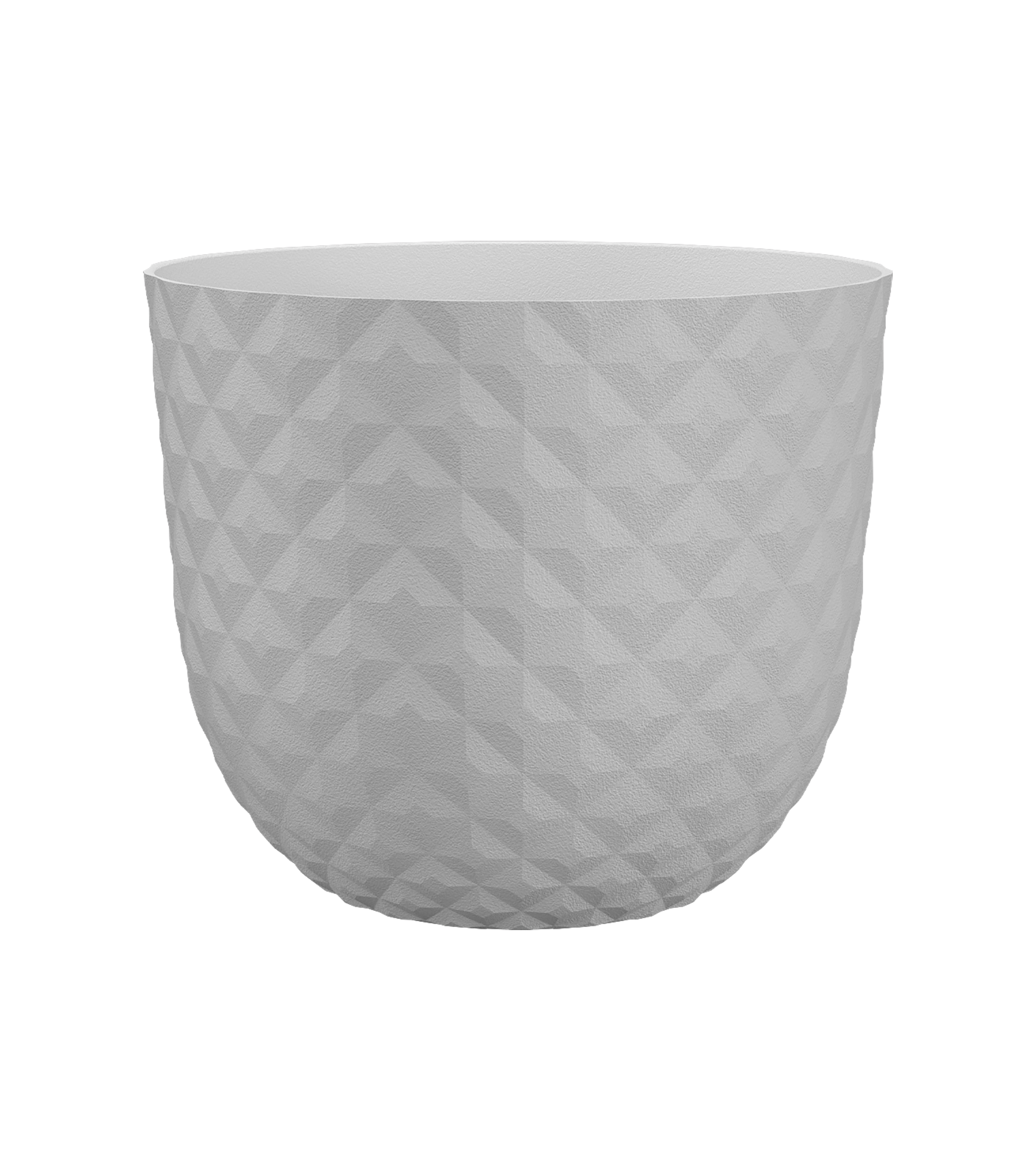 Vaso Havana Tropical ARTEVASI in polipropilene bianco H 16.6 x ø 20 cm - 12