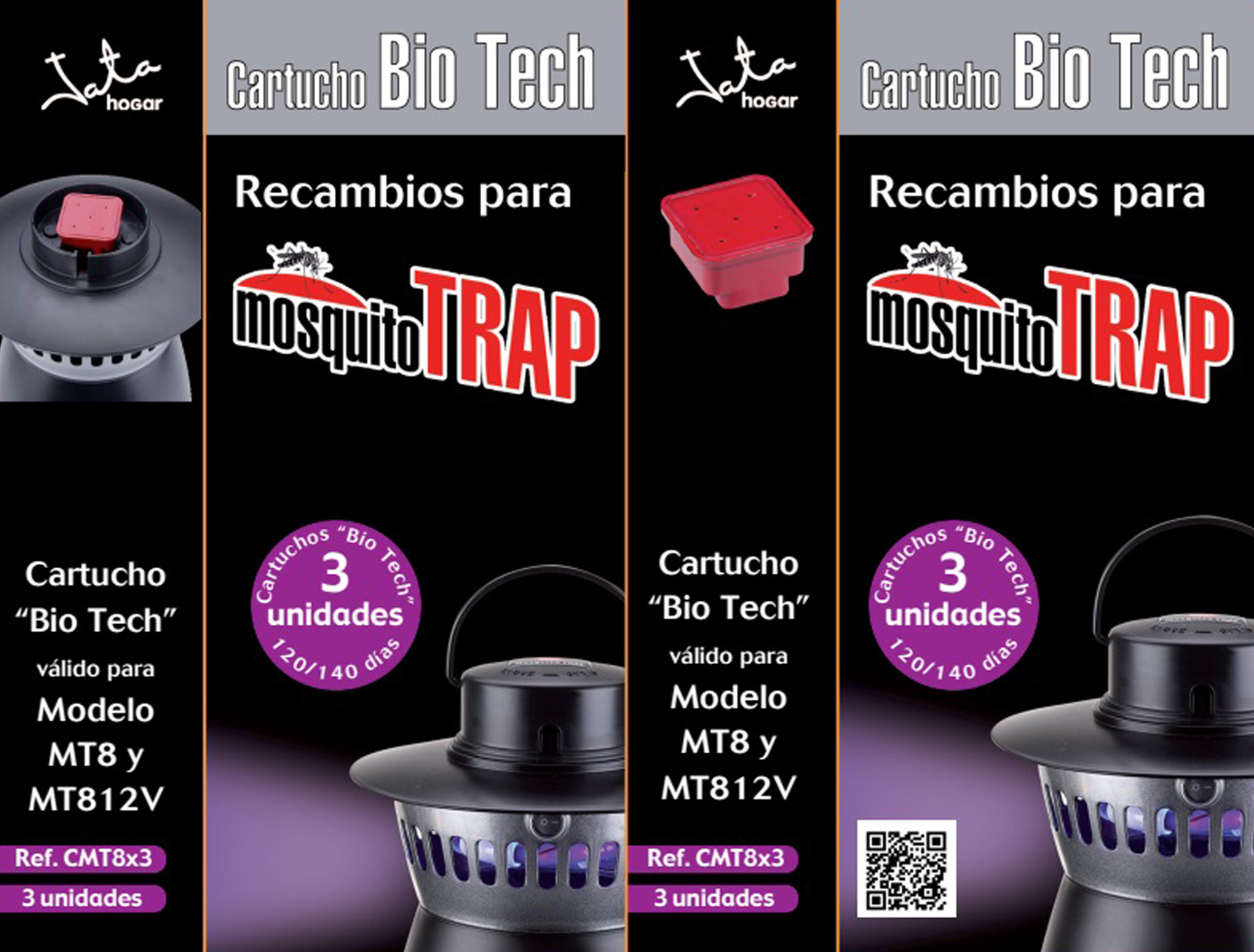 Repelente mosquito 3 unidades Jata MATL9120 e MT8 - 6